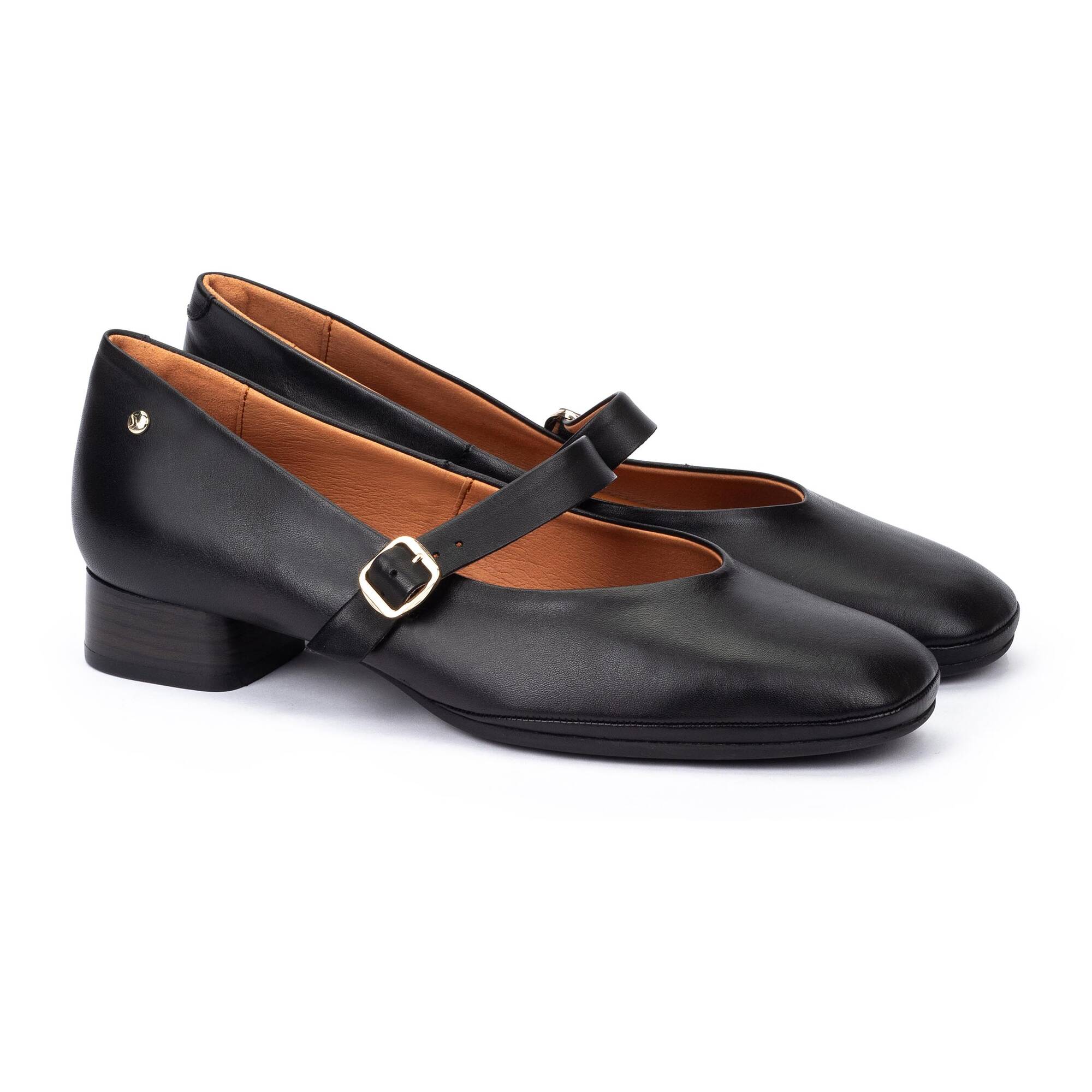 UBEDA - Zapatos tacón con horma amplia para mujer