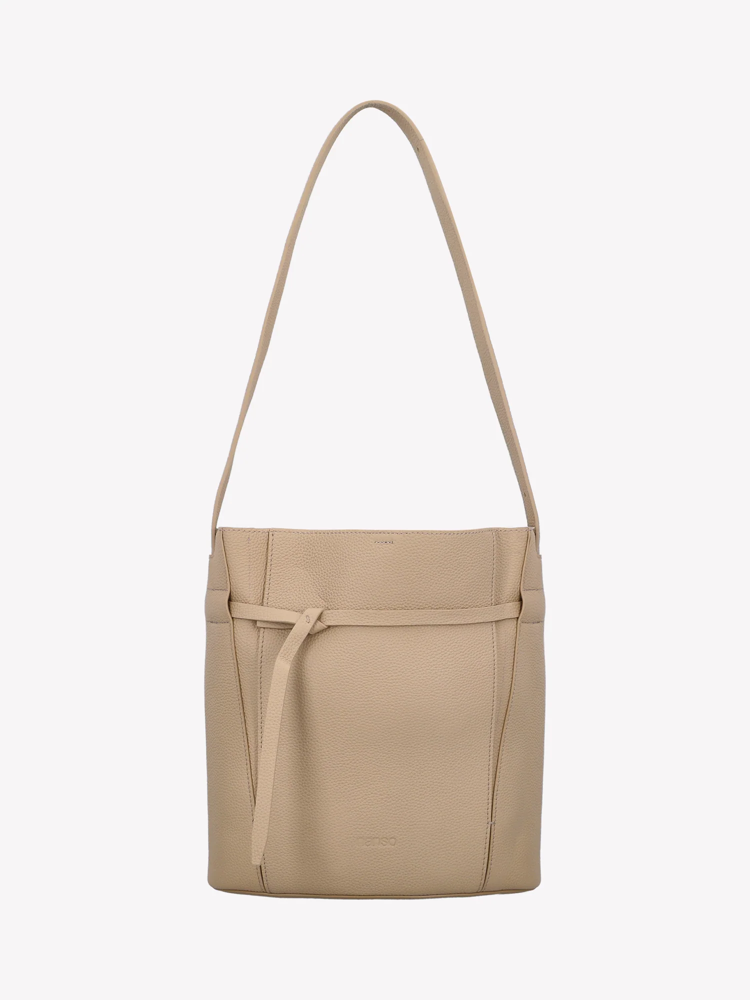 NARU BUCKET nahkalaukku - vaalea beige