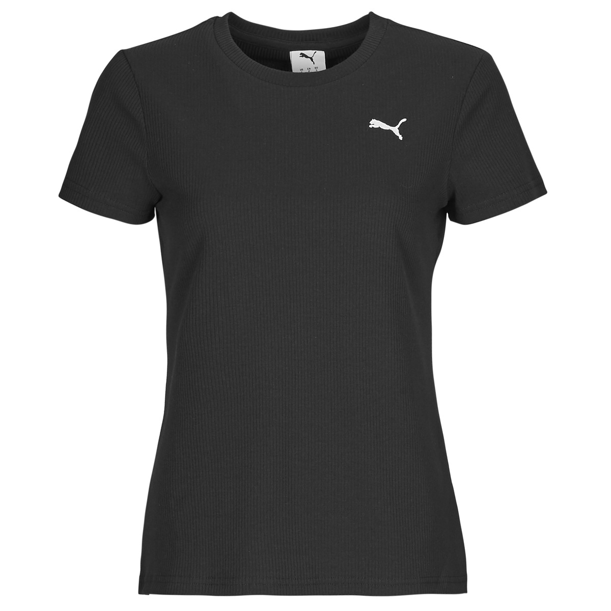 Puma - ESS ELEVATED RIB TEE - Black