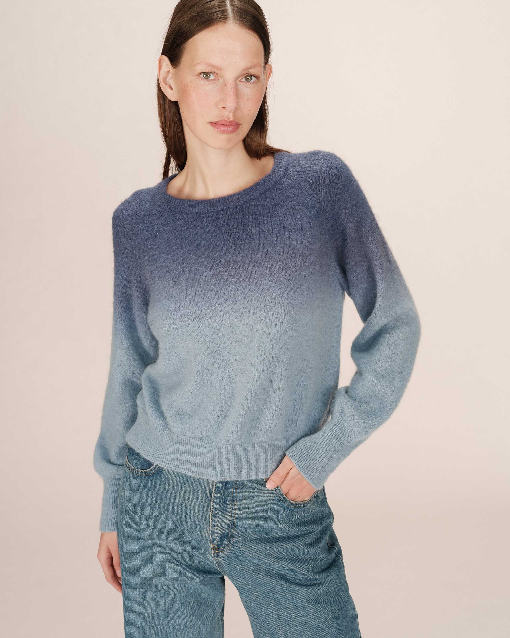 Pull tie and dye bleu denim Sacramento