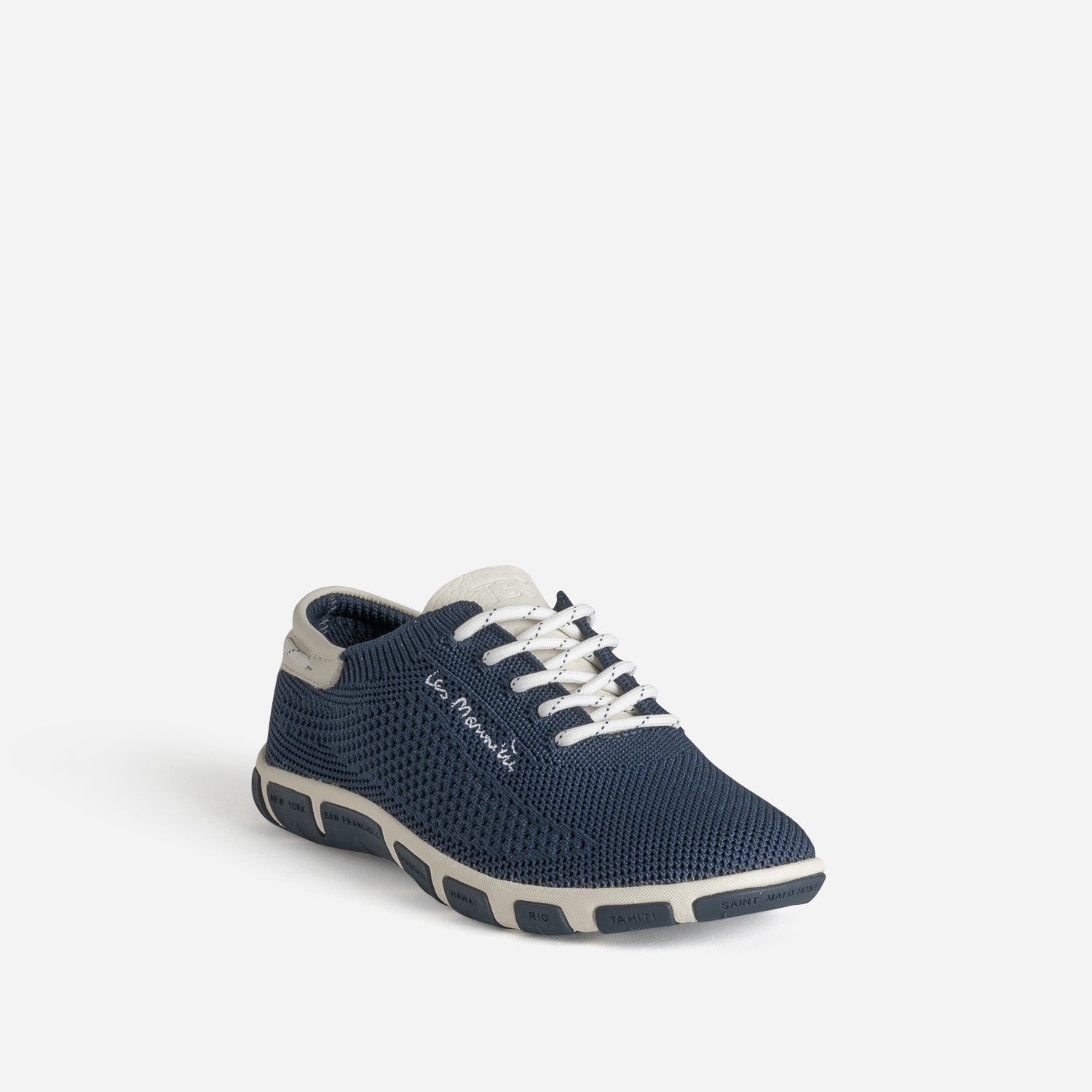 Tennis TBS bleu marine en mesh