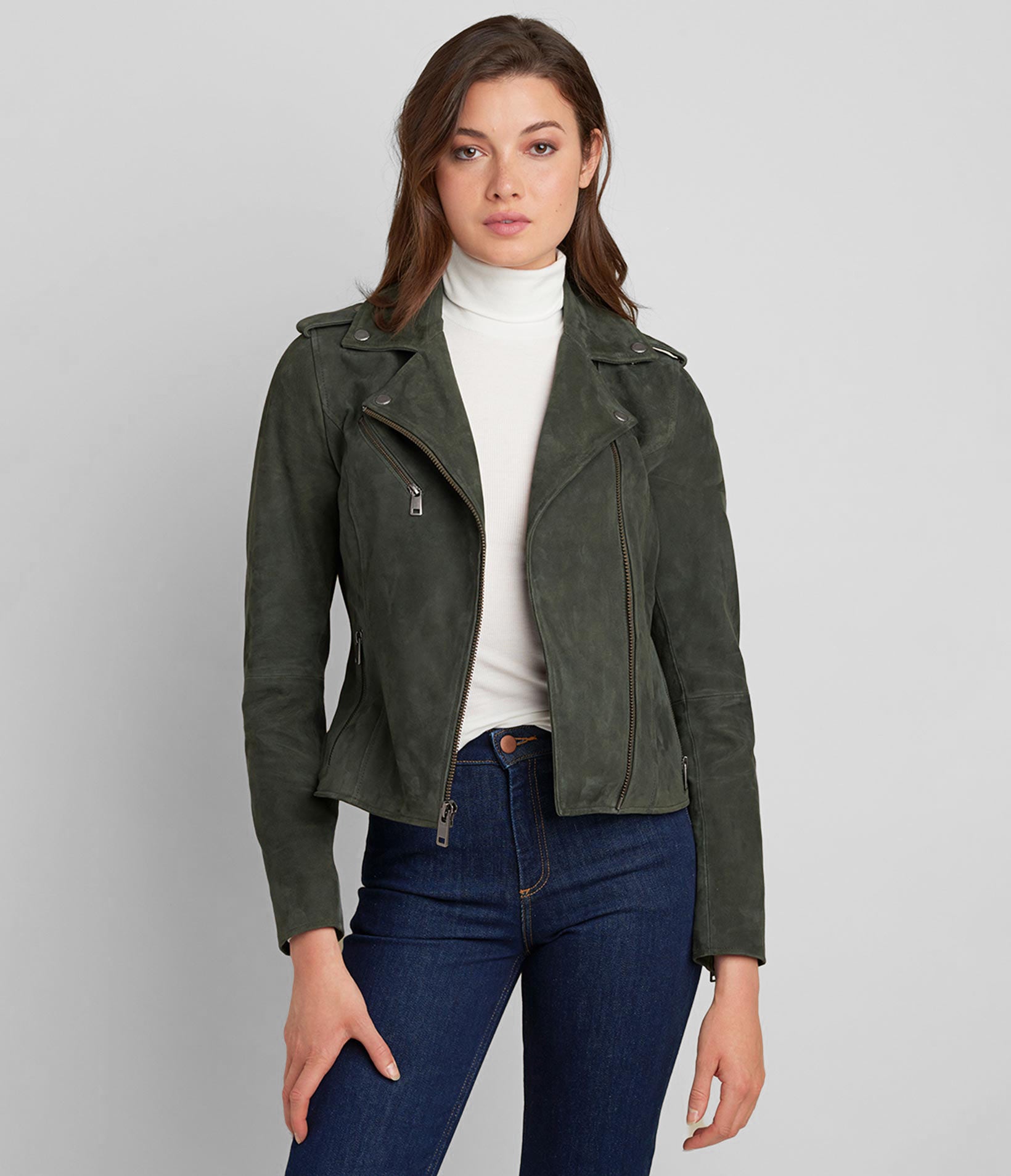 Jackie Asymmetrical Moto Jacket