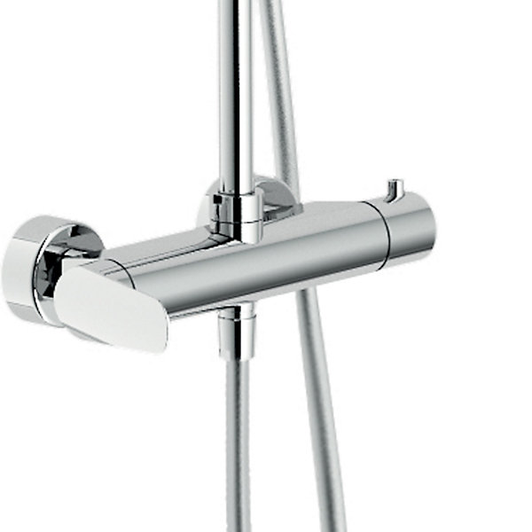 Colonne de douche mécanique Nobili chromé - pomme de douche diam. 24 cm