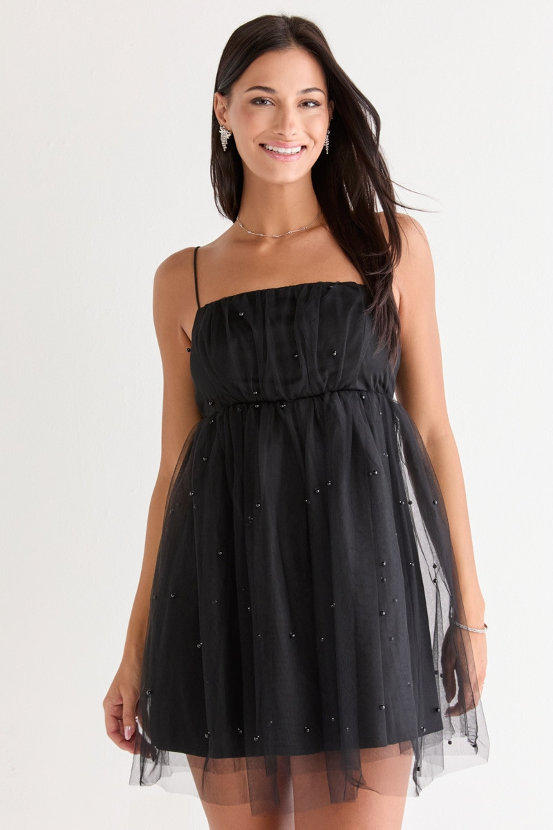 Megan Layered Mini Swing Dress