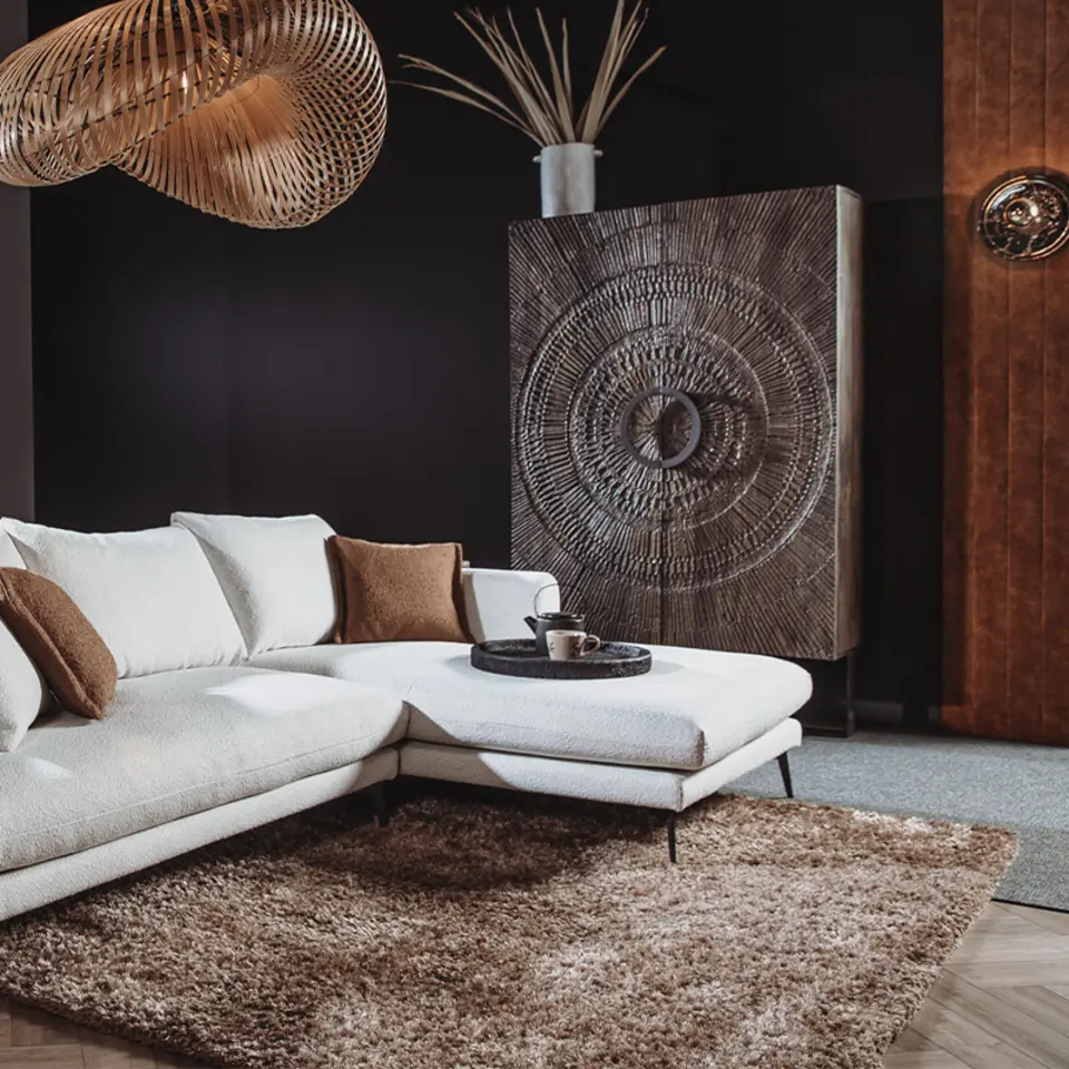 Tower living Padua wandkast manghout 2 deurs 120x48x190cm