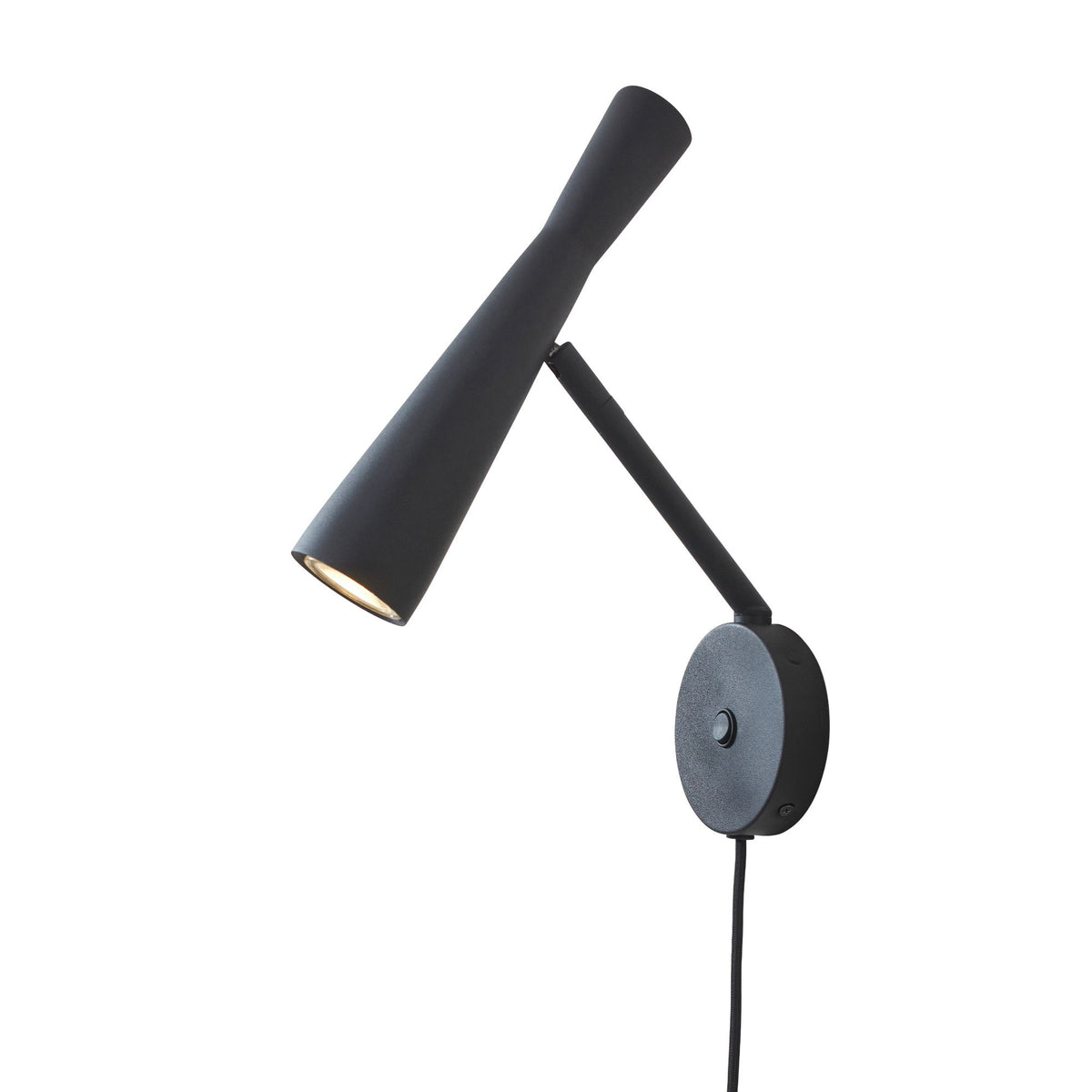 it's about RoMi wandlamp BORDEAUX - zwart - Ø6cm