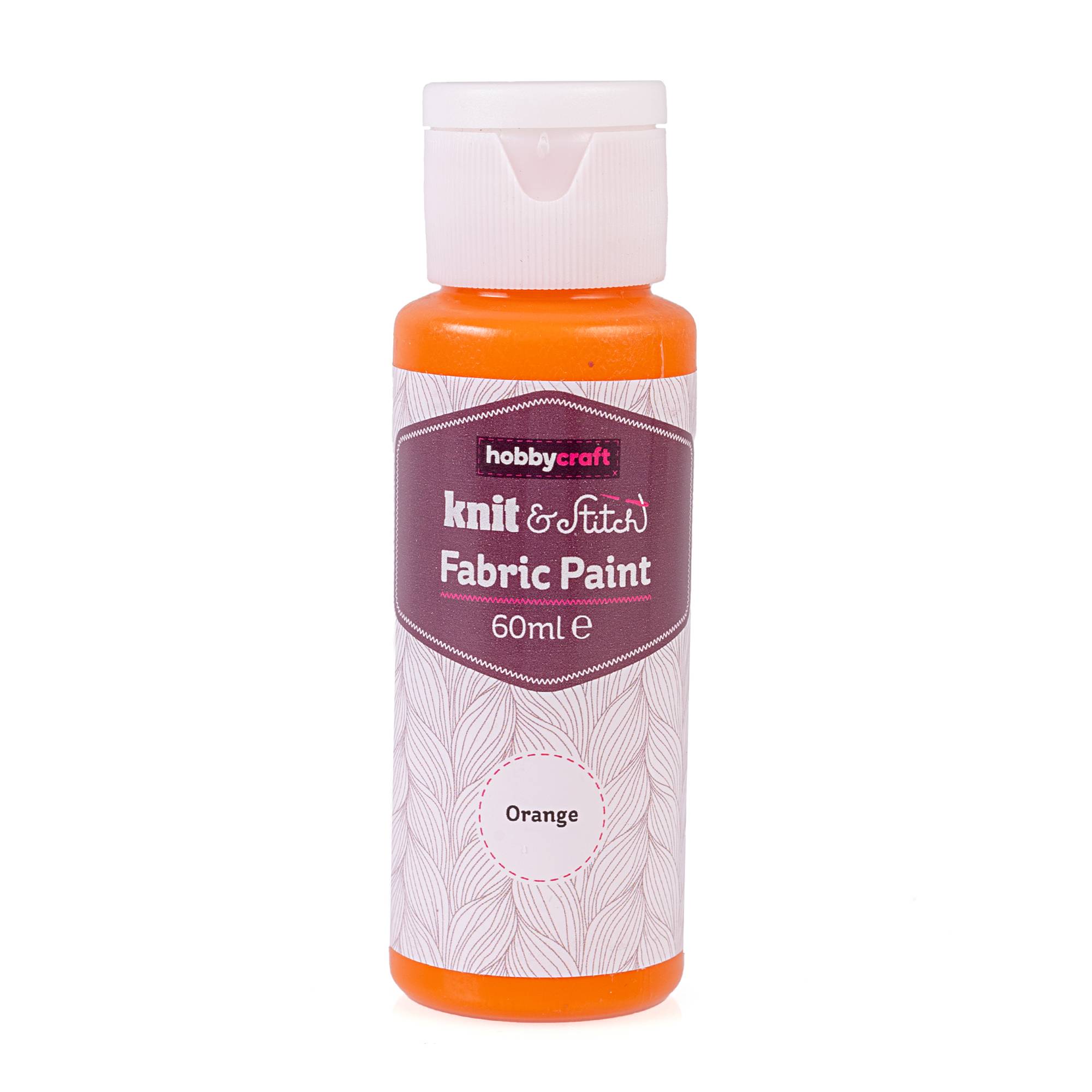 Orange Fabric Paint 60ml