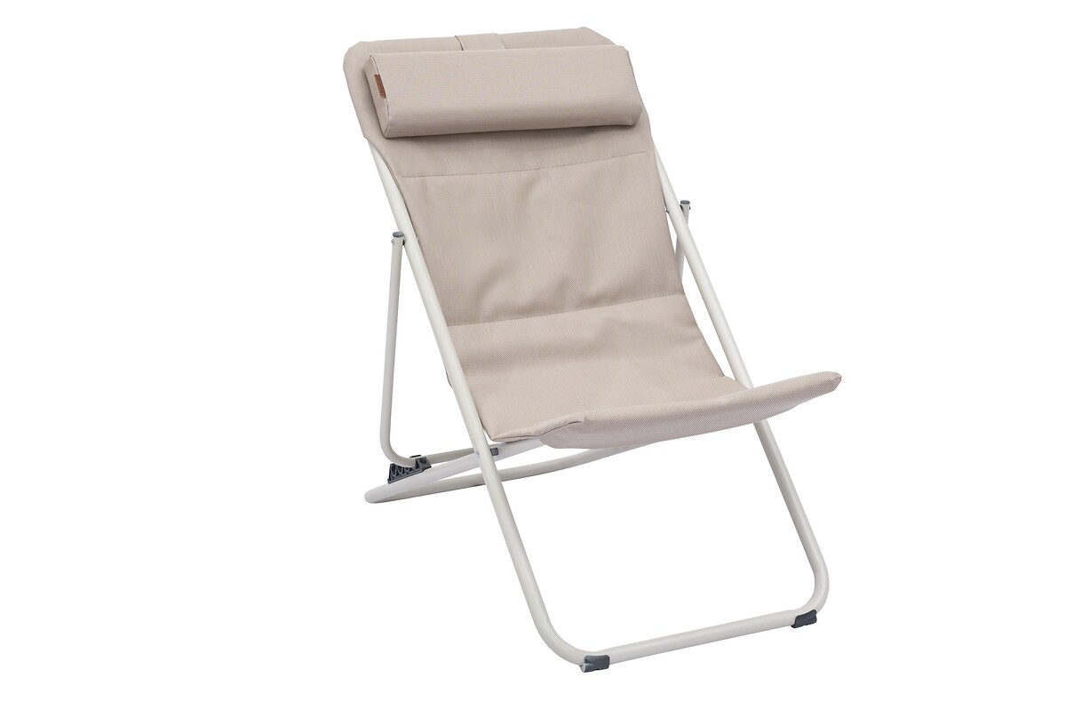 Cadeira relax MIRAEL lin/argile