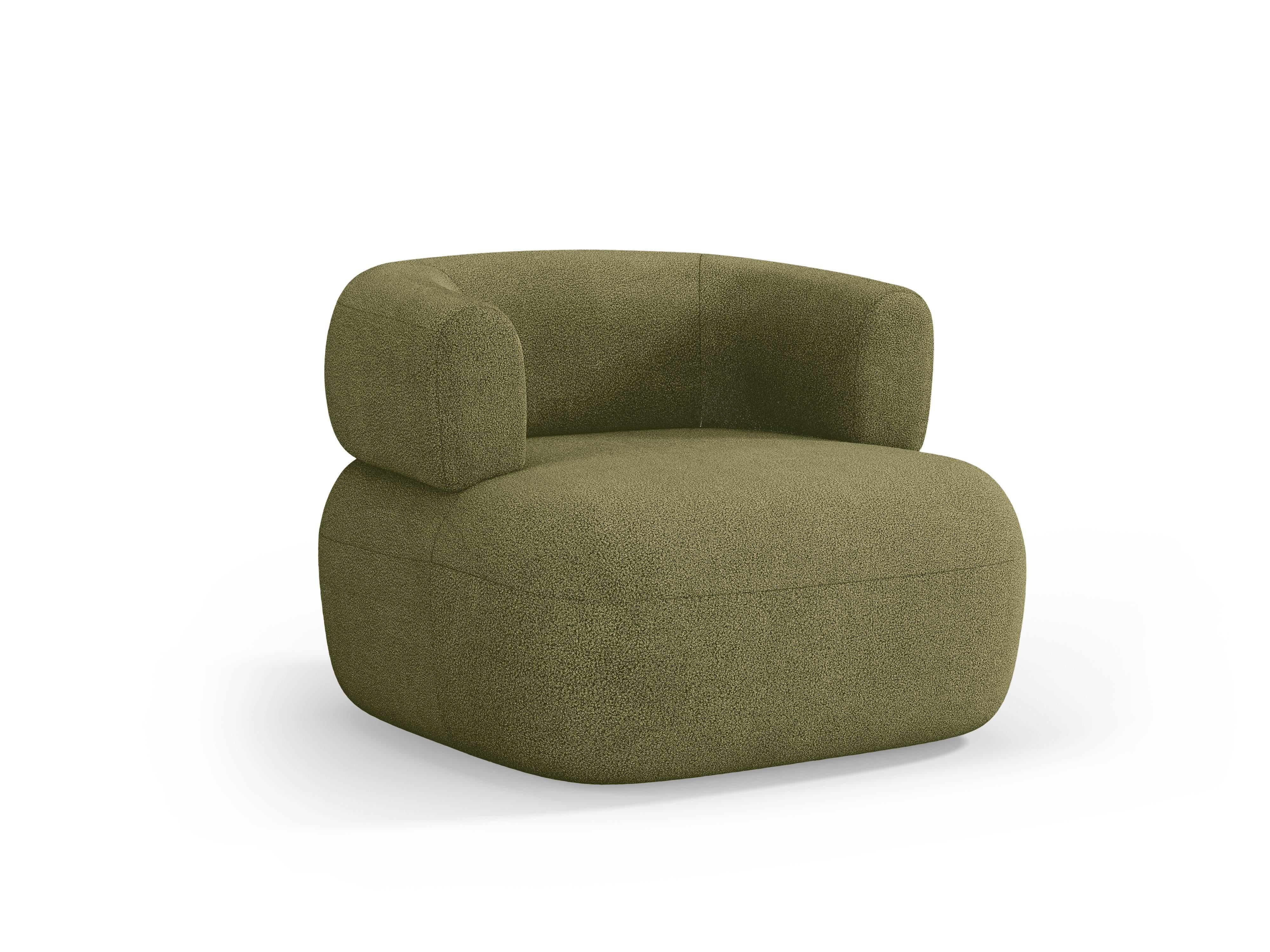 Fauteuil Jenny bouclé