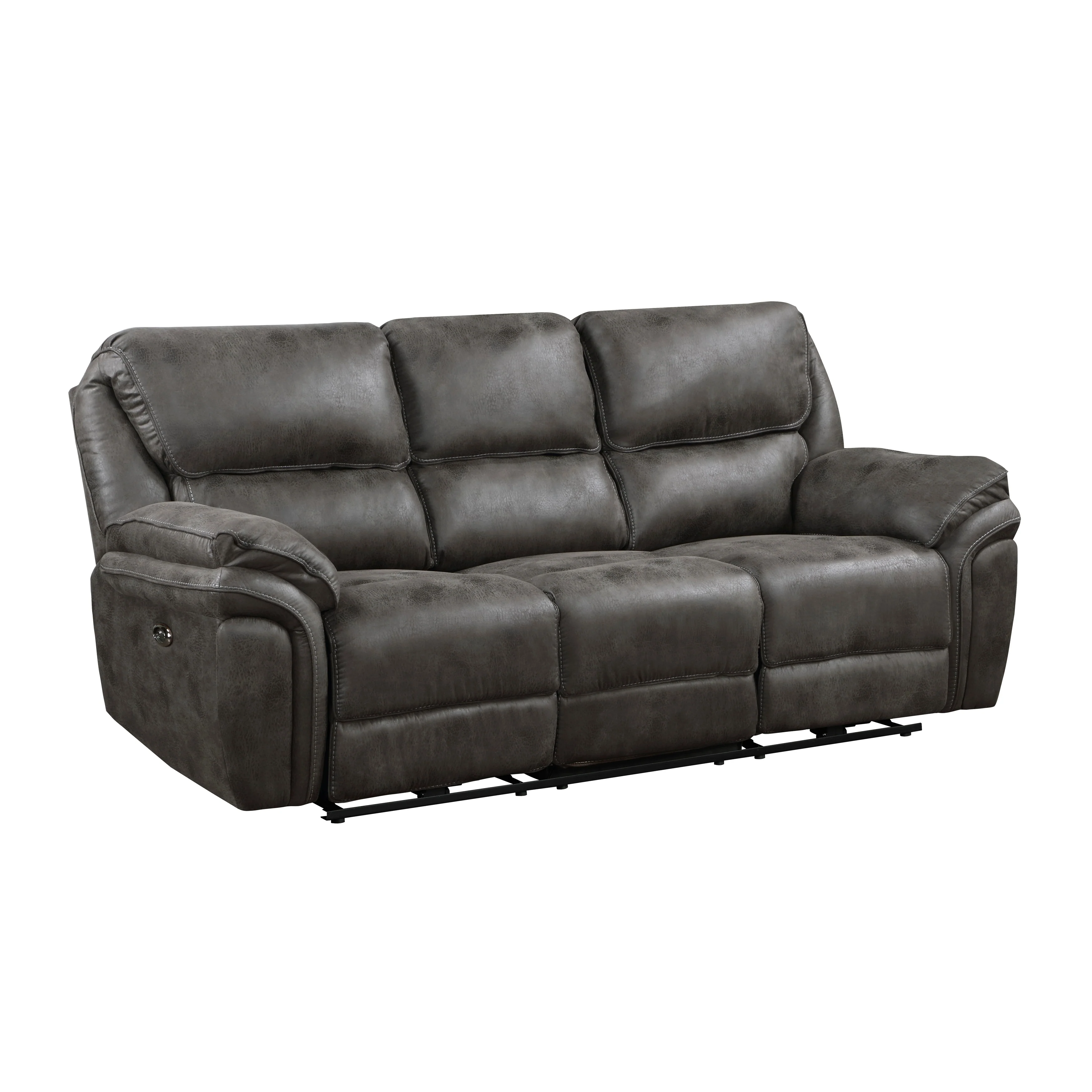 Regina Microfiber Power Double Reclining Sofa