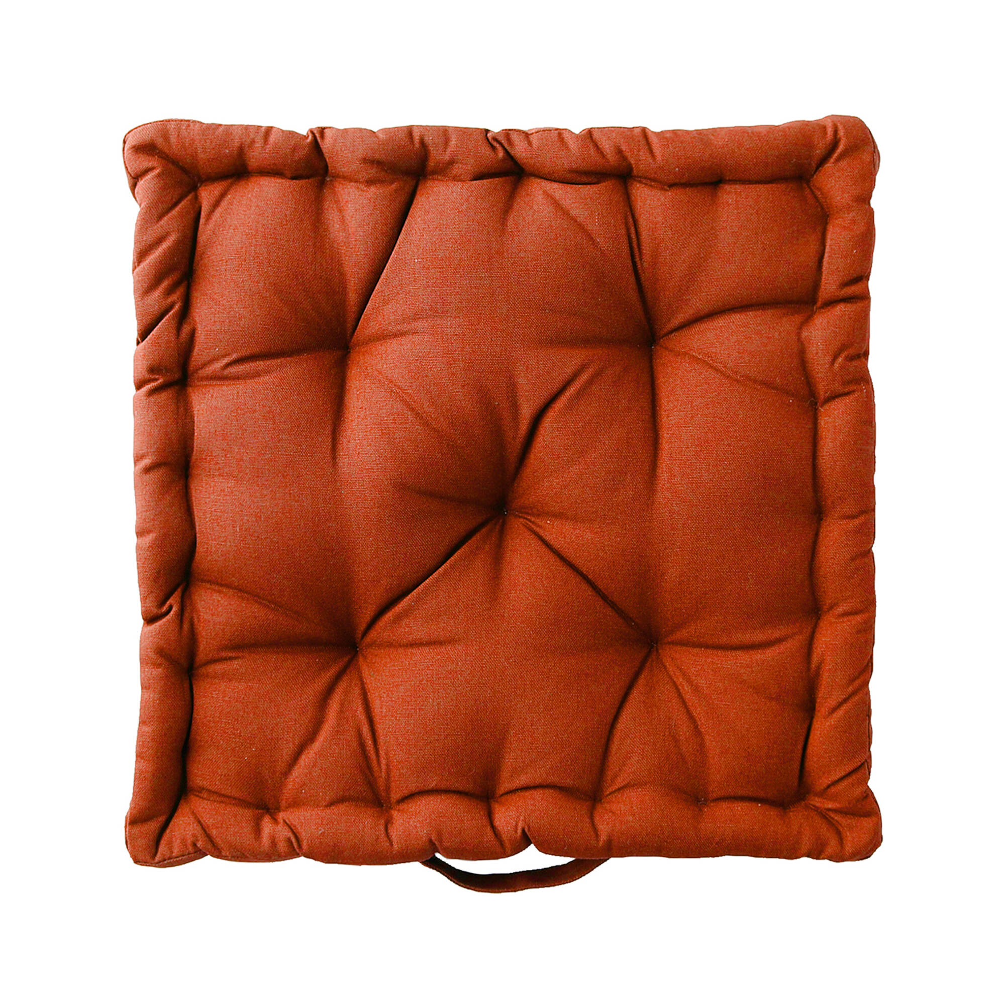 Coussin de sol uni coton