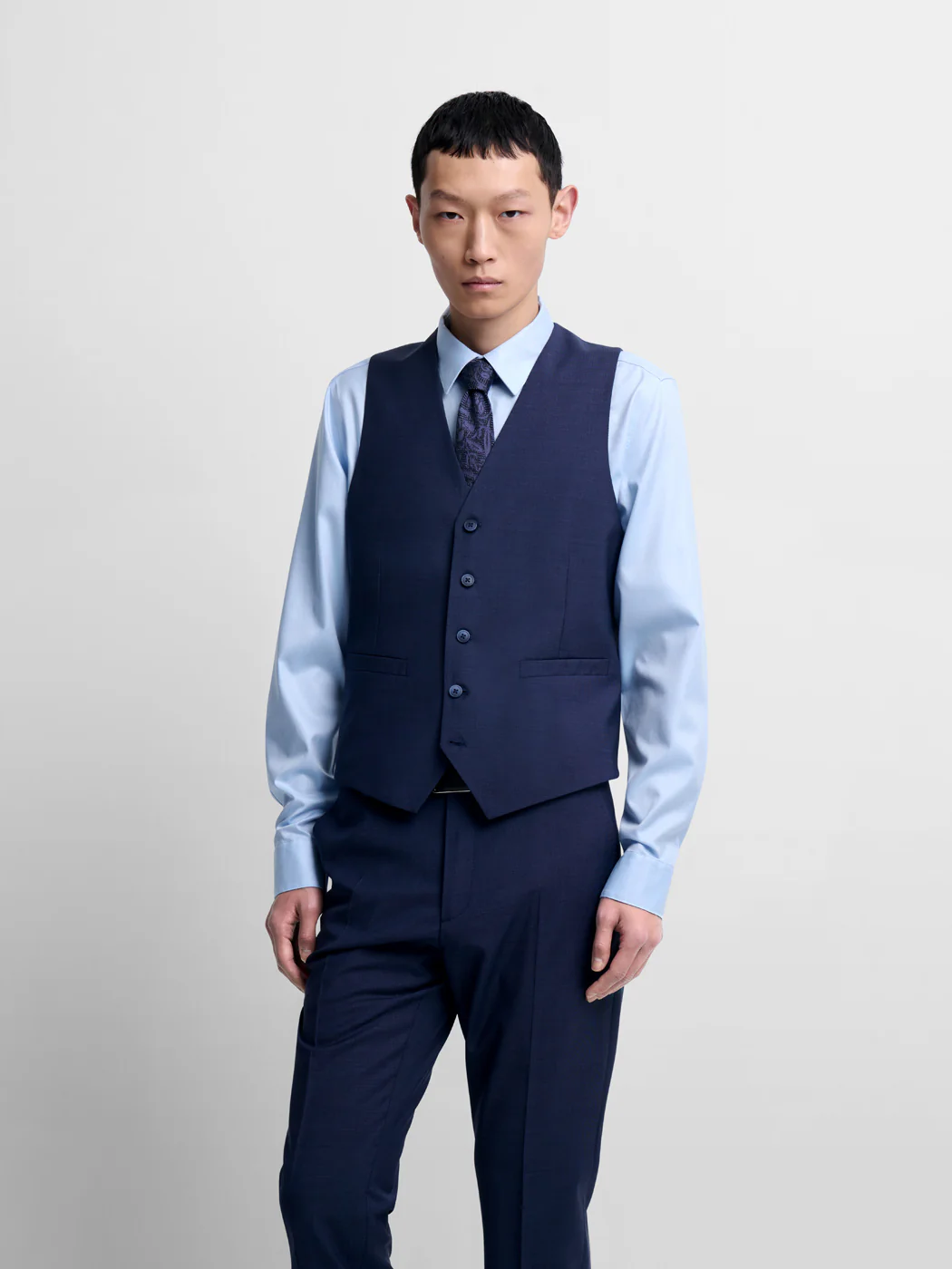 Gilet de costume en laine