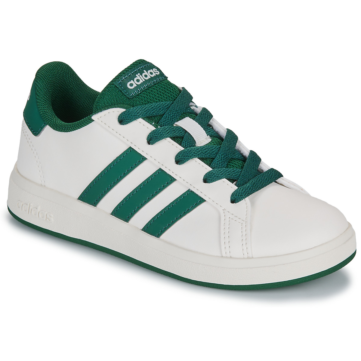 adidas - GRAND COURT 2.0 K - Beige / Green