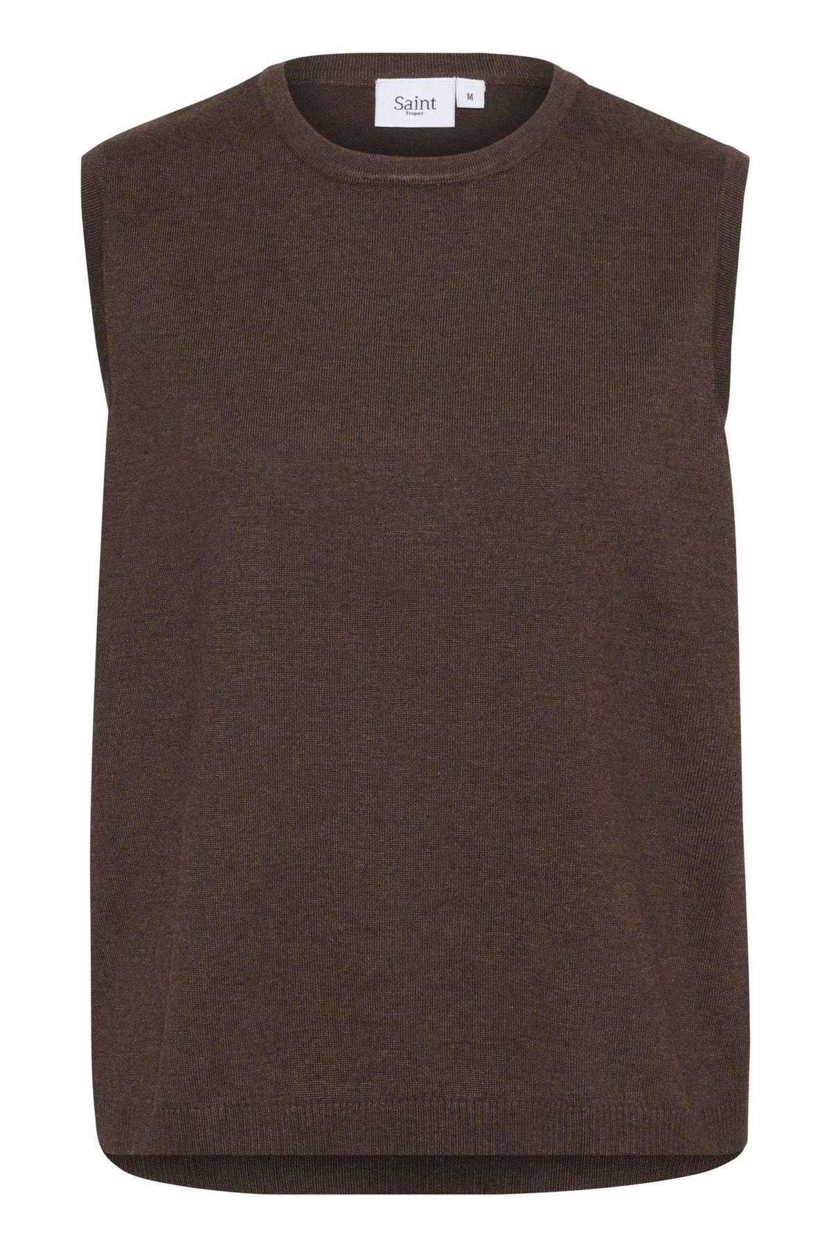 Saint Tropez MilaSZ Sleeveless Knitted Crew Neck Vest