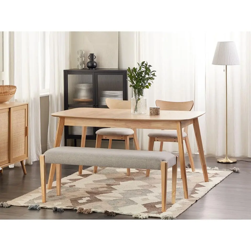 ELYRIA - Bankje - Grijs - Polyester