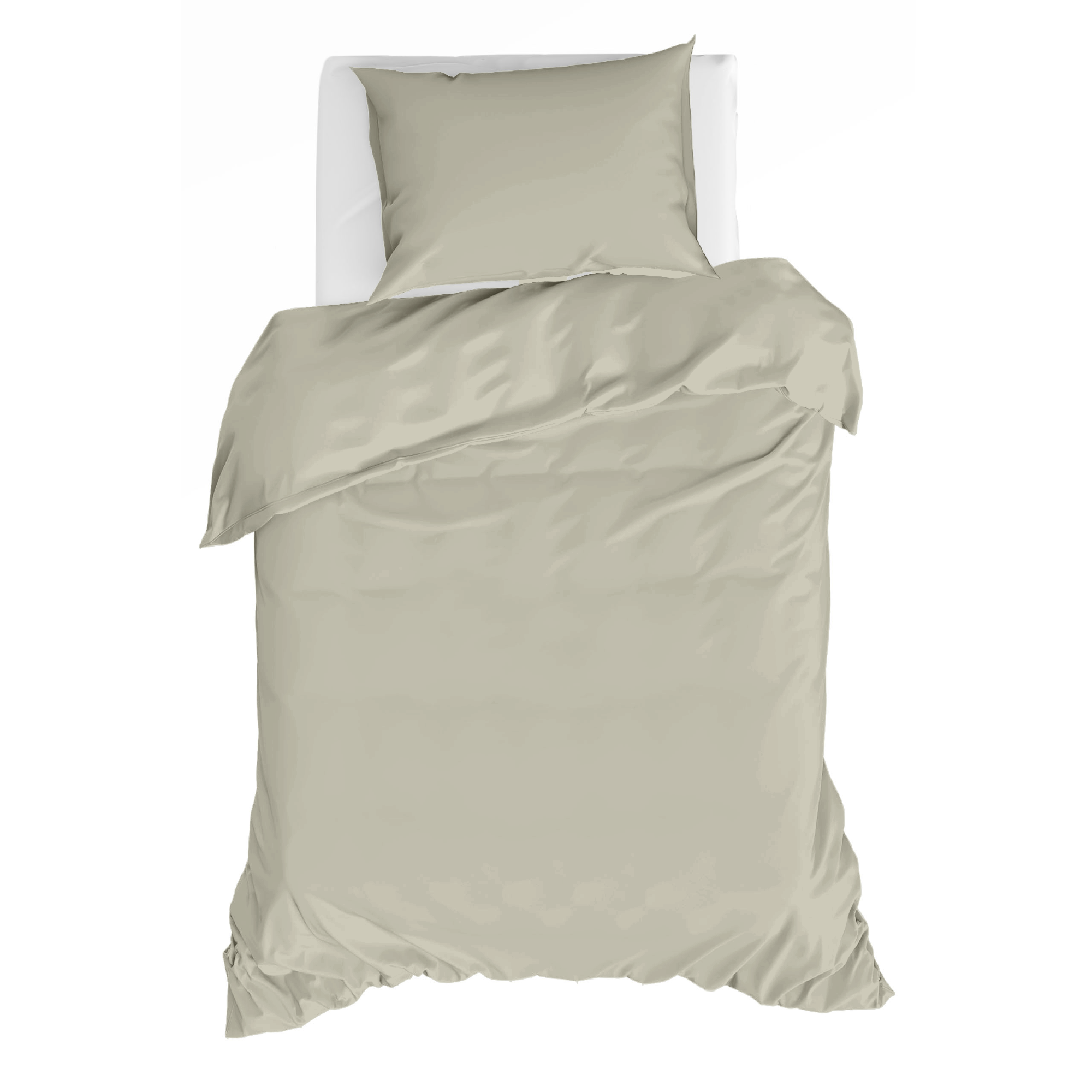 by fonQ Fresh Dekbedovertrek 140 x 200/220 cm - Sage Green