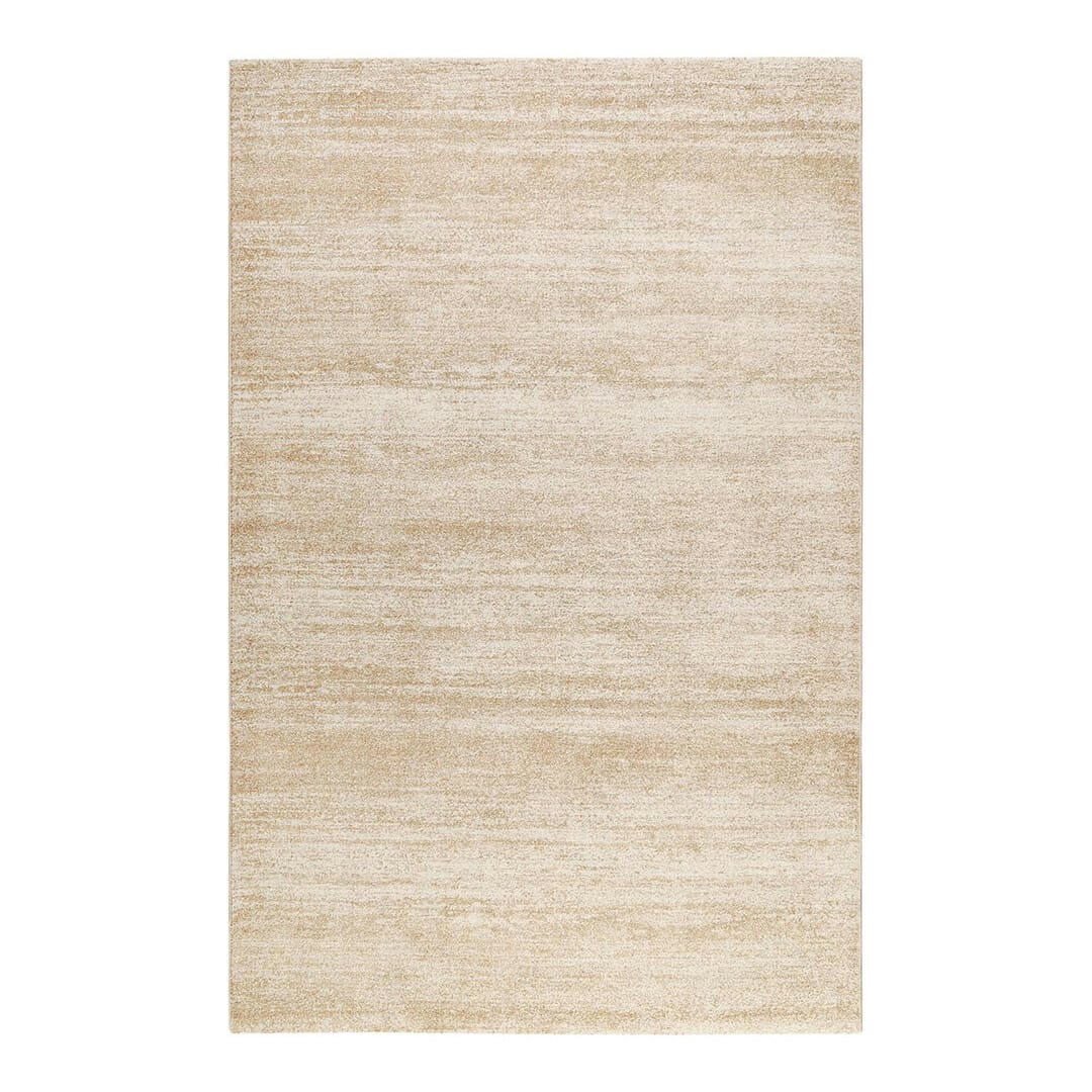 BEACH - Tapis rayé design en polypropylène beige 80x150