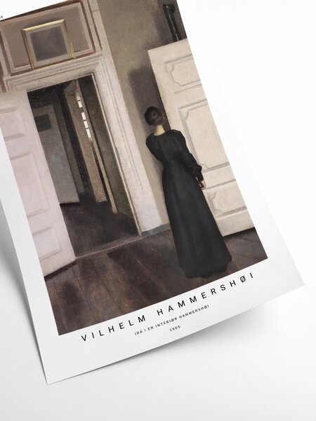 PSTR studio - Vilhelm Hammershøi - Interior woman