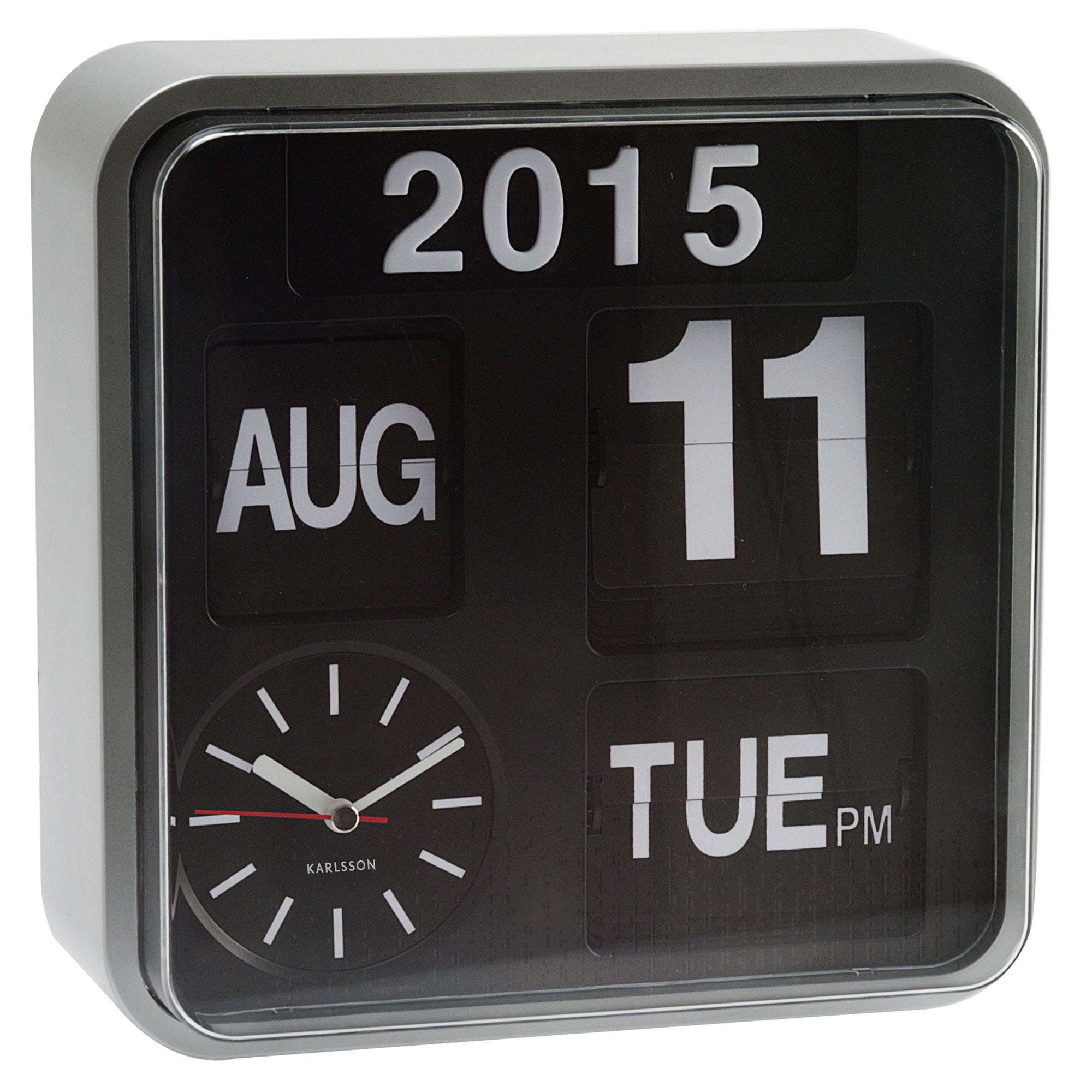 Karlsson Mini Flip Wandklok 24,5 x 24,5 cm