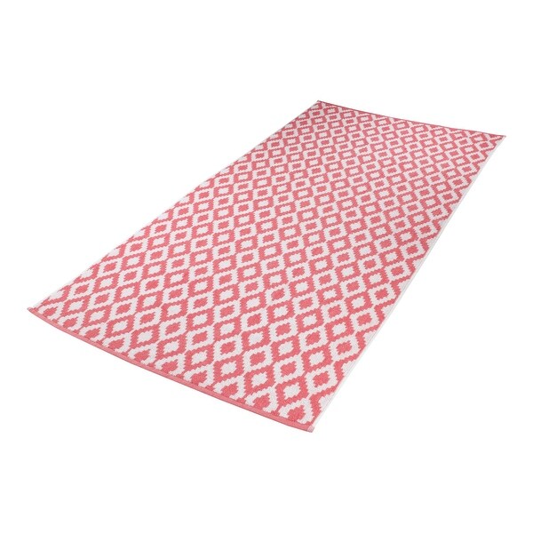 Fibertone Bleach Safe 4-PK Geometric Diamond Beach Towel Set (60x30)