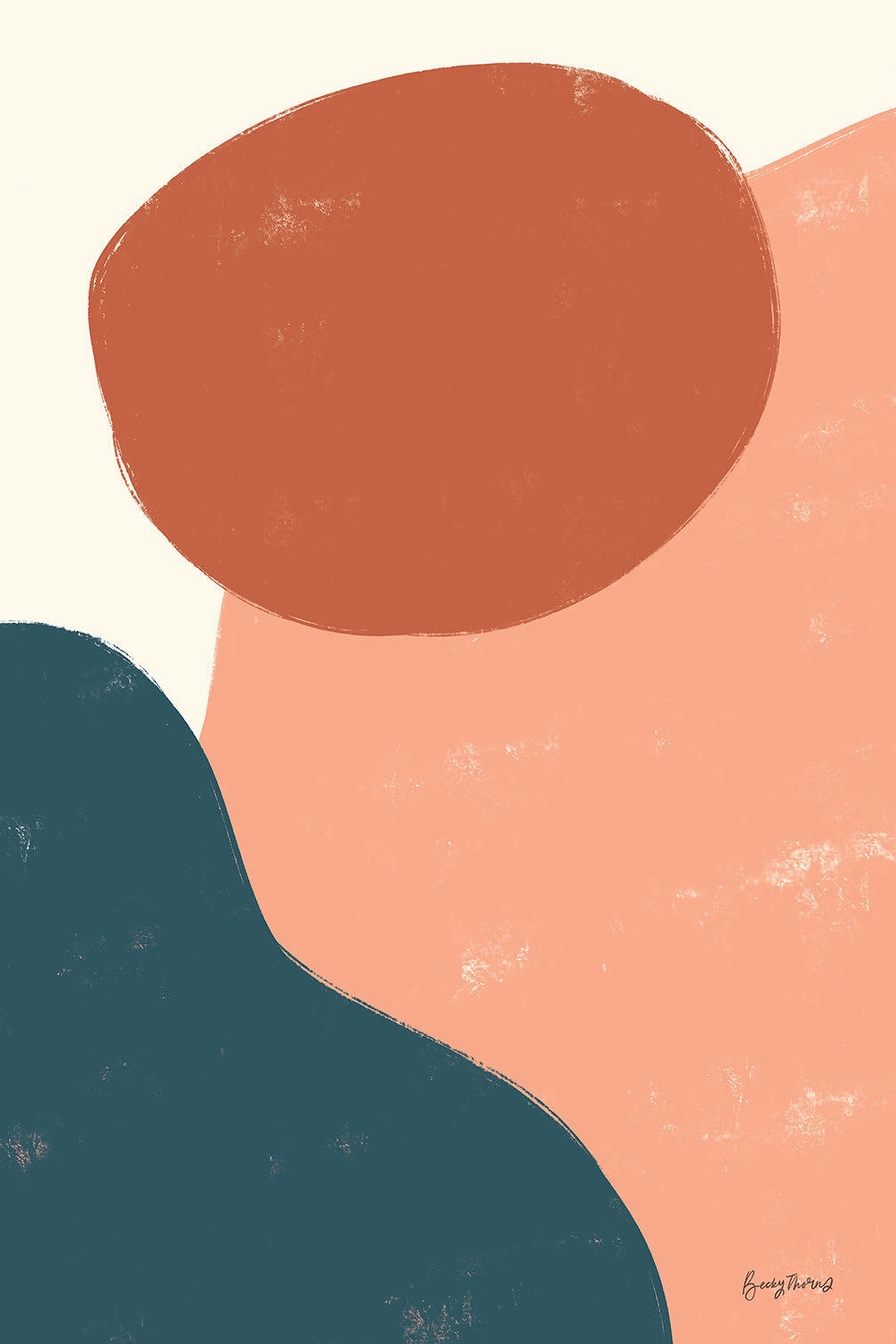 - Tableau Couleurs du sud imprimé sur toile 40x60cm