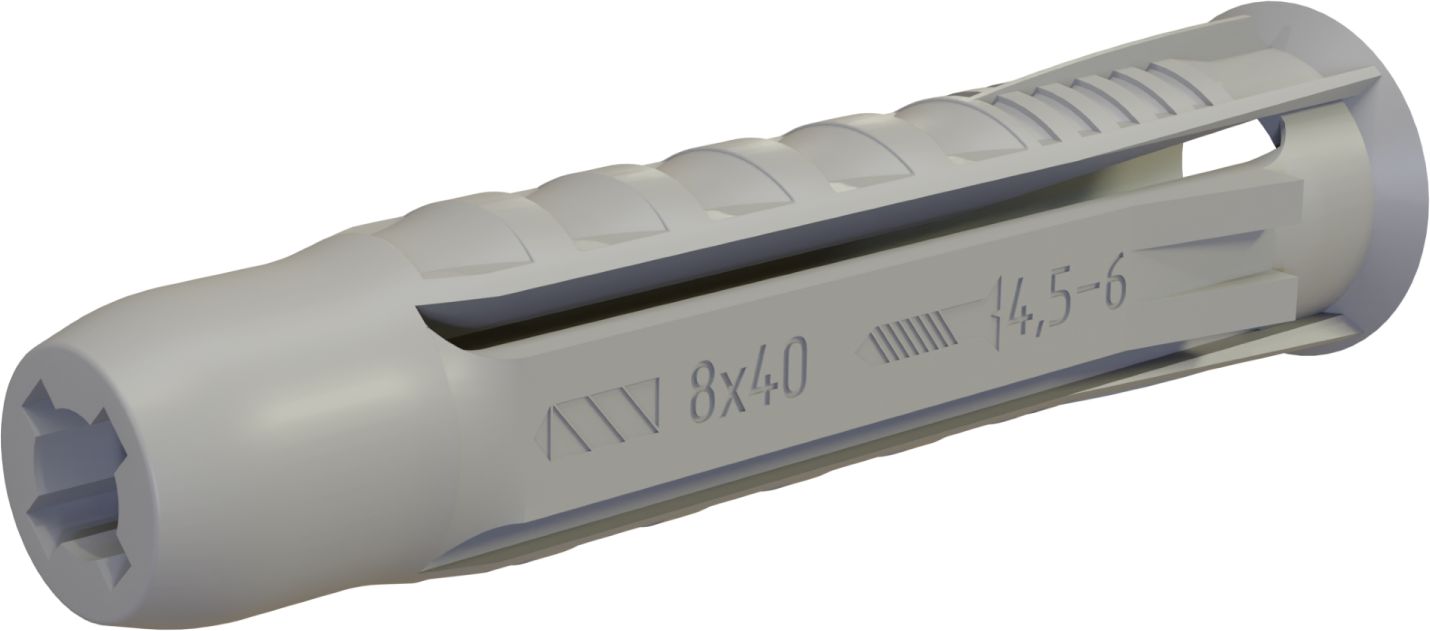 Koszulka kołka rozporowego uniwersalnego RX śr. wiercenia: ø6mm , wkręt: ø4,0-5,0mm STALCO PERFECT RX-6x30