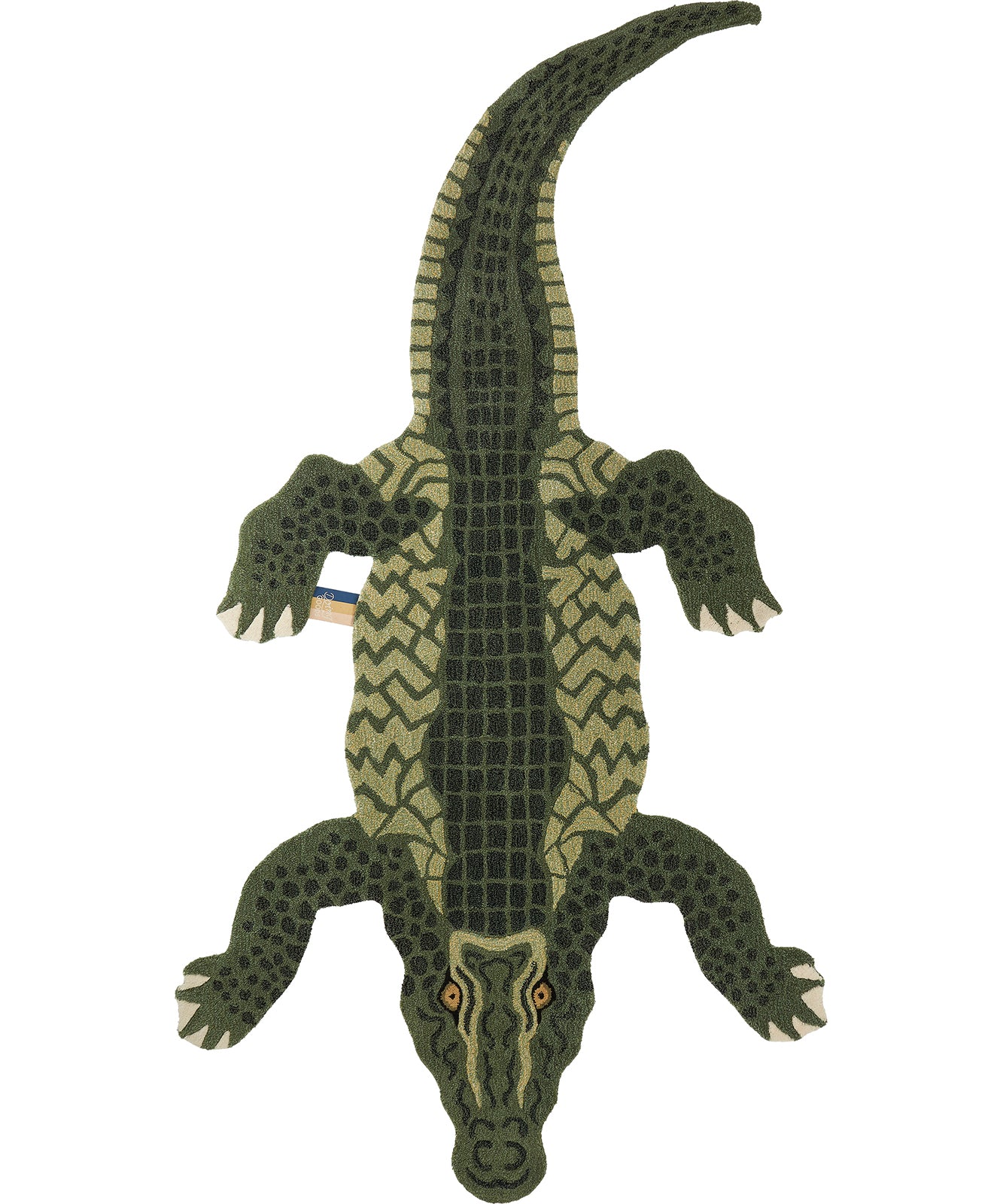 Doing Goods Coolio Krokodil Vloerkleed - XL 300 x 150 x 2 cm - 100% wol