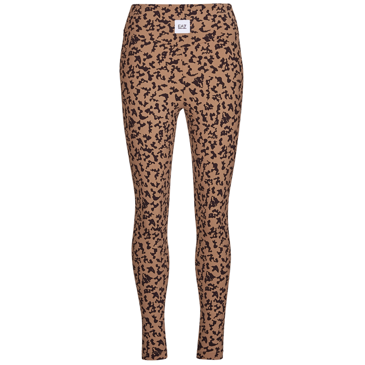 Emporio Armani EA7 - TRAIN SPORTY 4EVER W LEGGINGS - TRAIN SPORTY 4EVER W LEGGINGS - Leopard / Camel