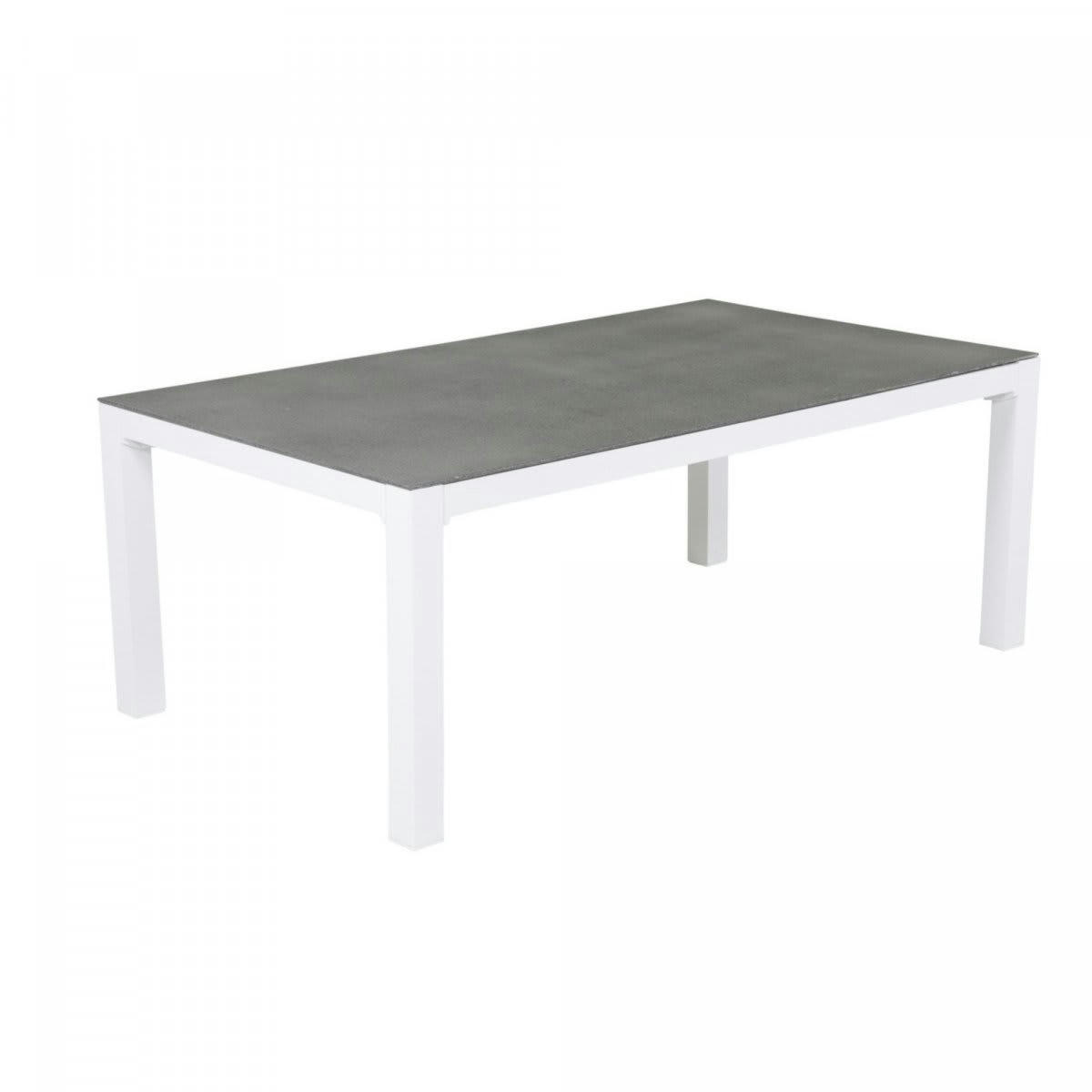 MAYLA - Table basse extérieur en aluminium gris