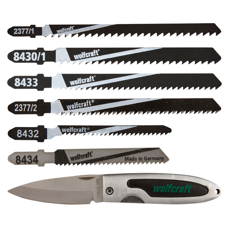 Coffret de lames de scie sauteuse HCS et HSS 11 pièces WOLFCRAFT