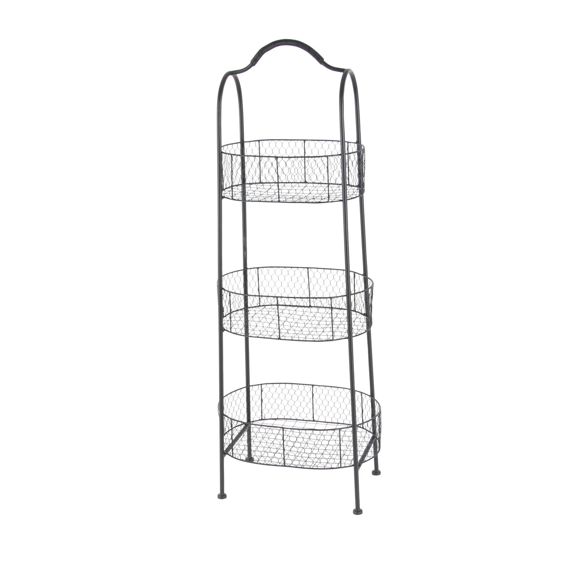 Iron Farmhouse Storage Cart 41 x 15 x 10 - 15 x 10 x 41
