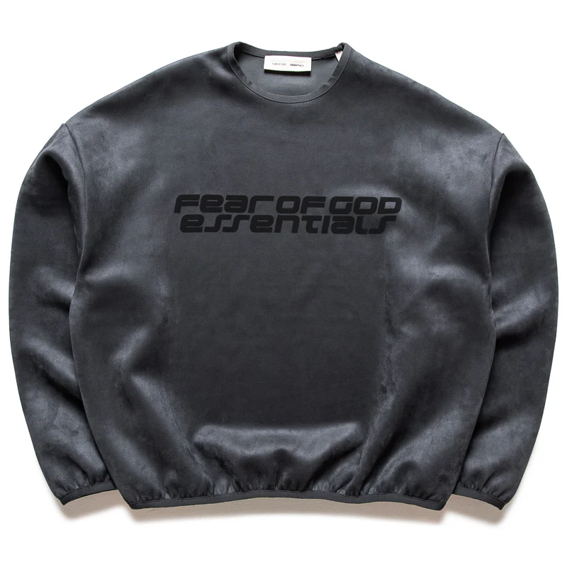 Fear Of God Essentials Modern Crewneck Sweatshirt - Iron Grey