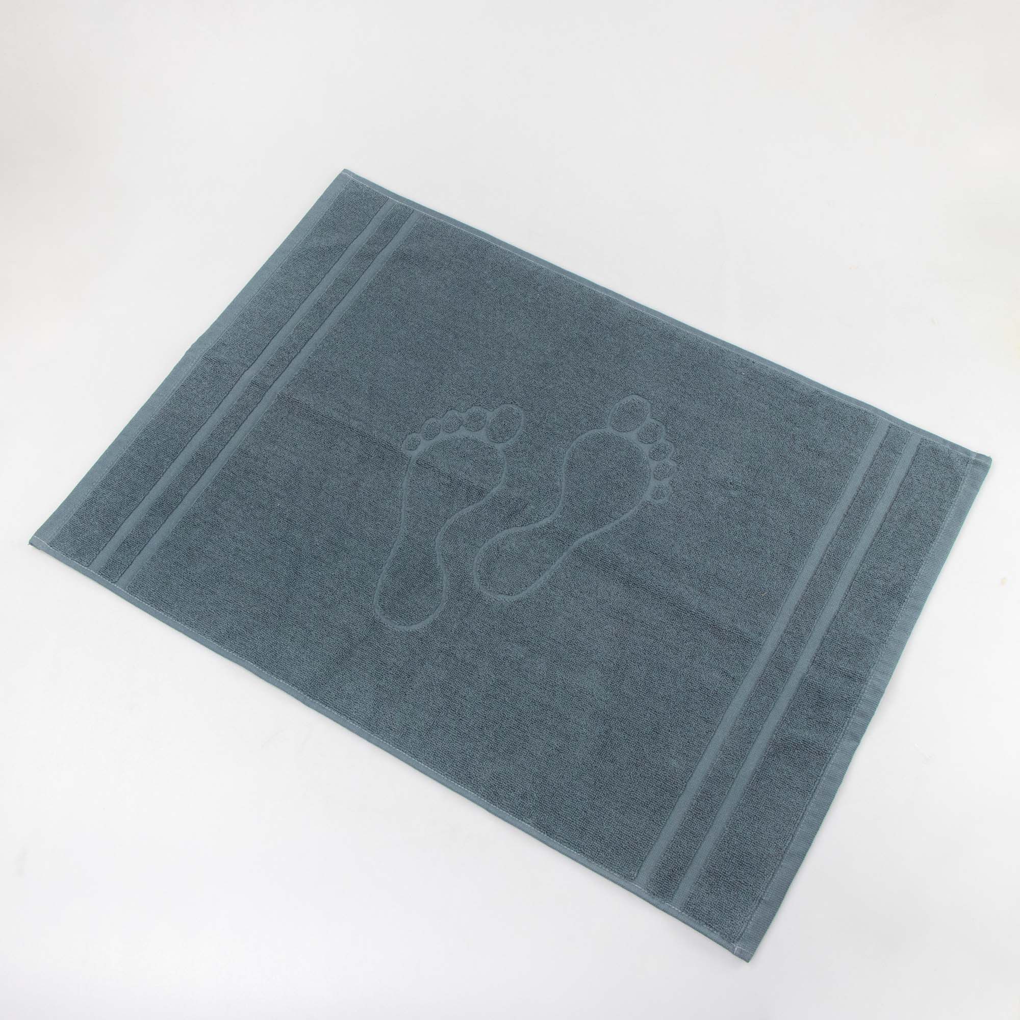 Tapete saída de banho TOOSTY pés azul