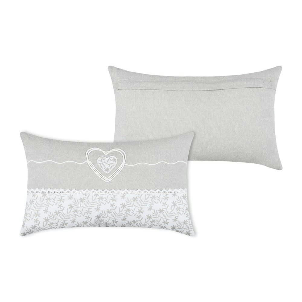 - Coussin Blanc coton 30 x 50