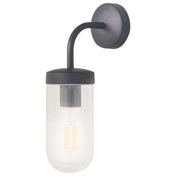 Kinkiet czarny Yago 1xE27x60W wym:32,5x9,7x17cm IP44 Rabalux
