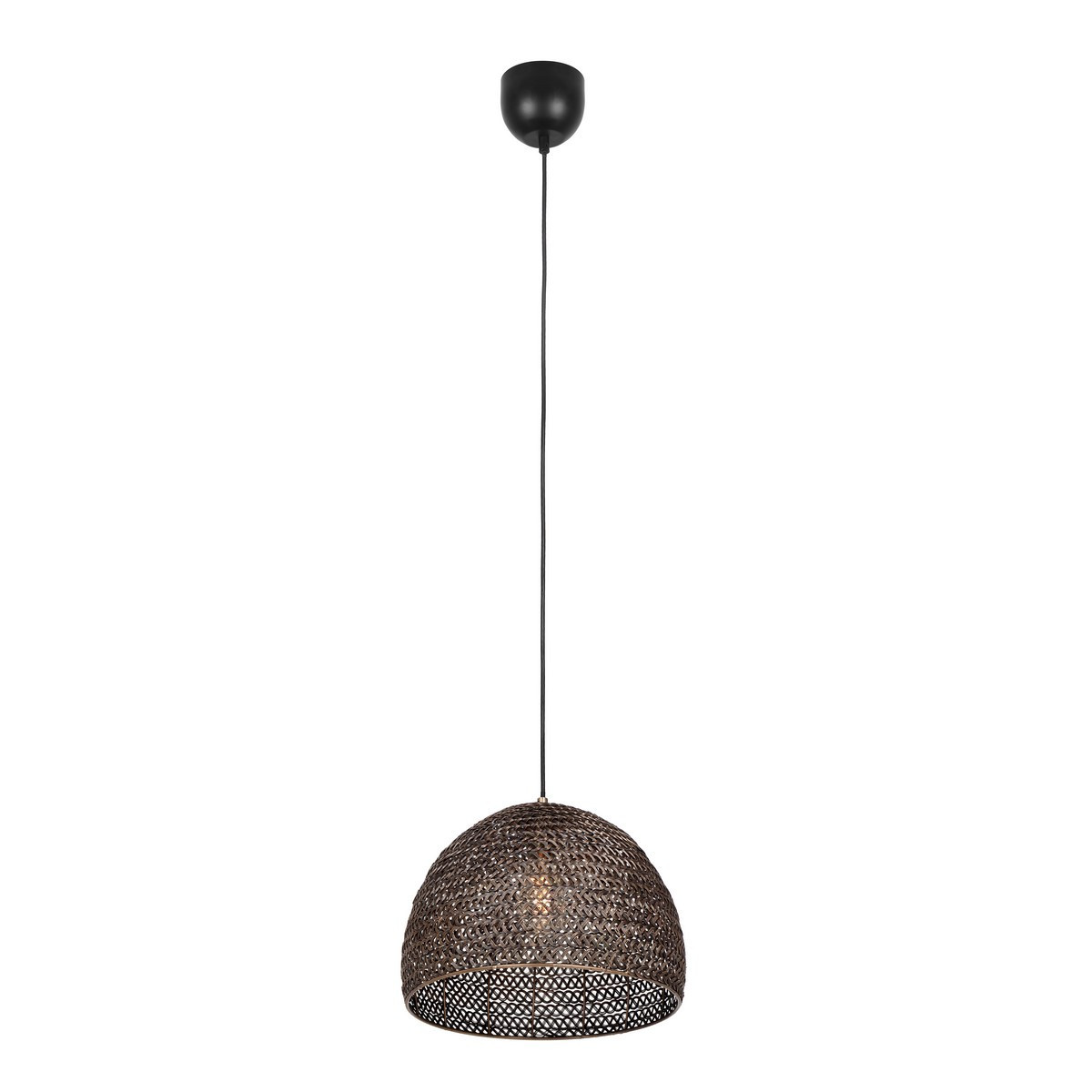 Lampa wisząca patyna-złota-czarna KAMARA 1xE27x10W wym: 150x36x36 cm Trio