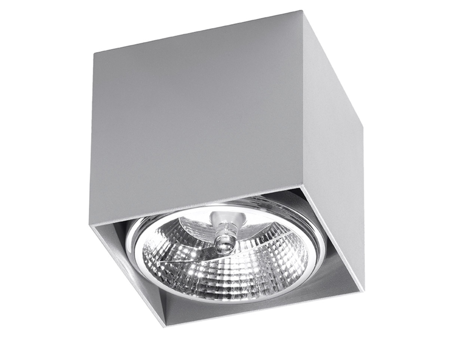 Lampa natynkowa Blake aluminiowa szara