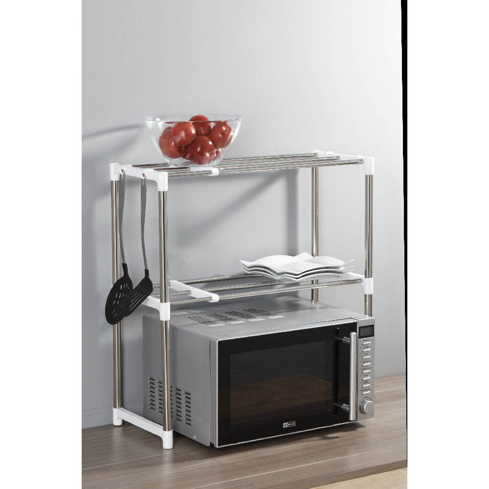 étagère télescopique spéciale micro ondes 2 niveaux
