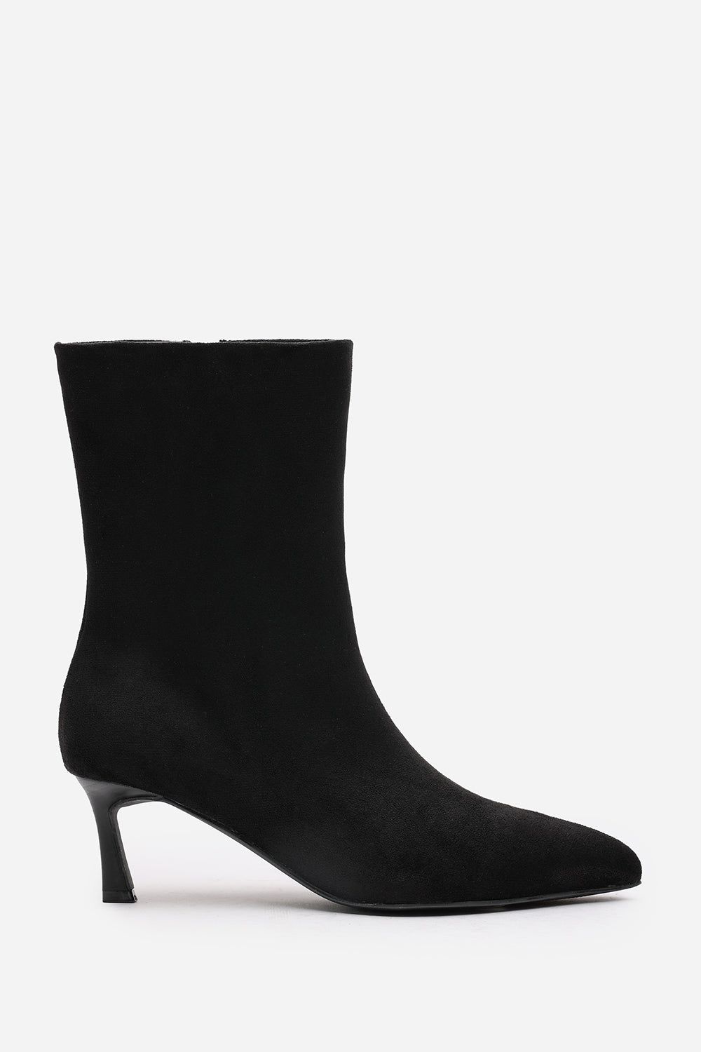 Where's That From Aubrey' Suede Pointed Toe Ankle Low Heel Boot