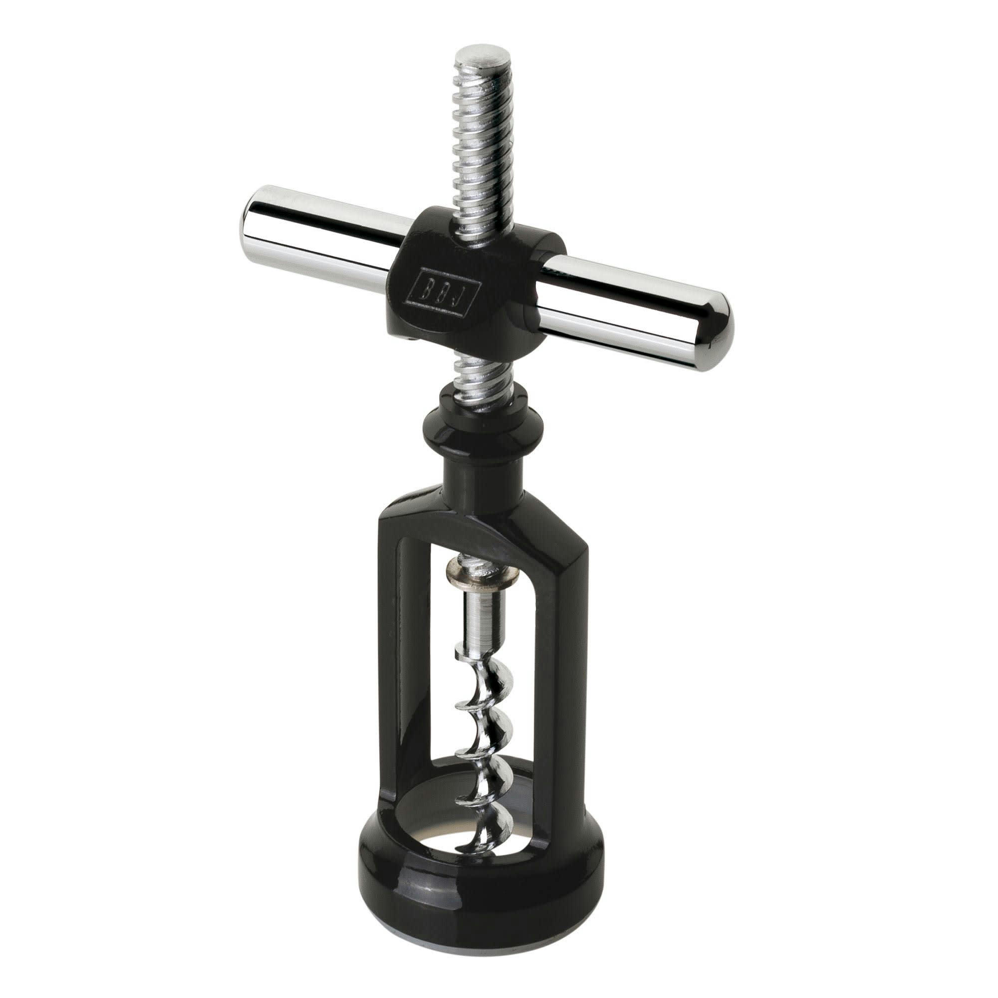 BODEGA LUX - Tire-bouchon à main - peinture métallique Noir Pur