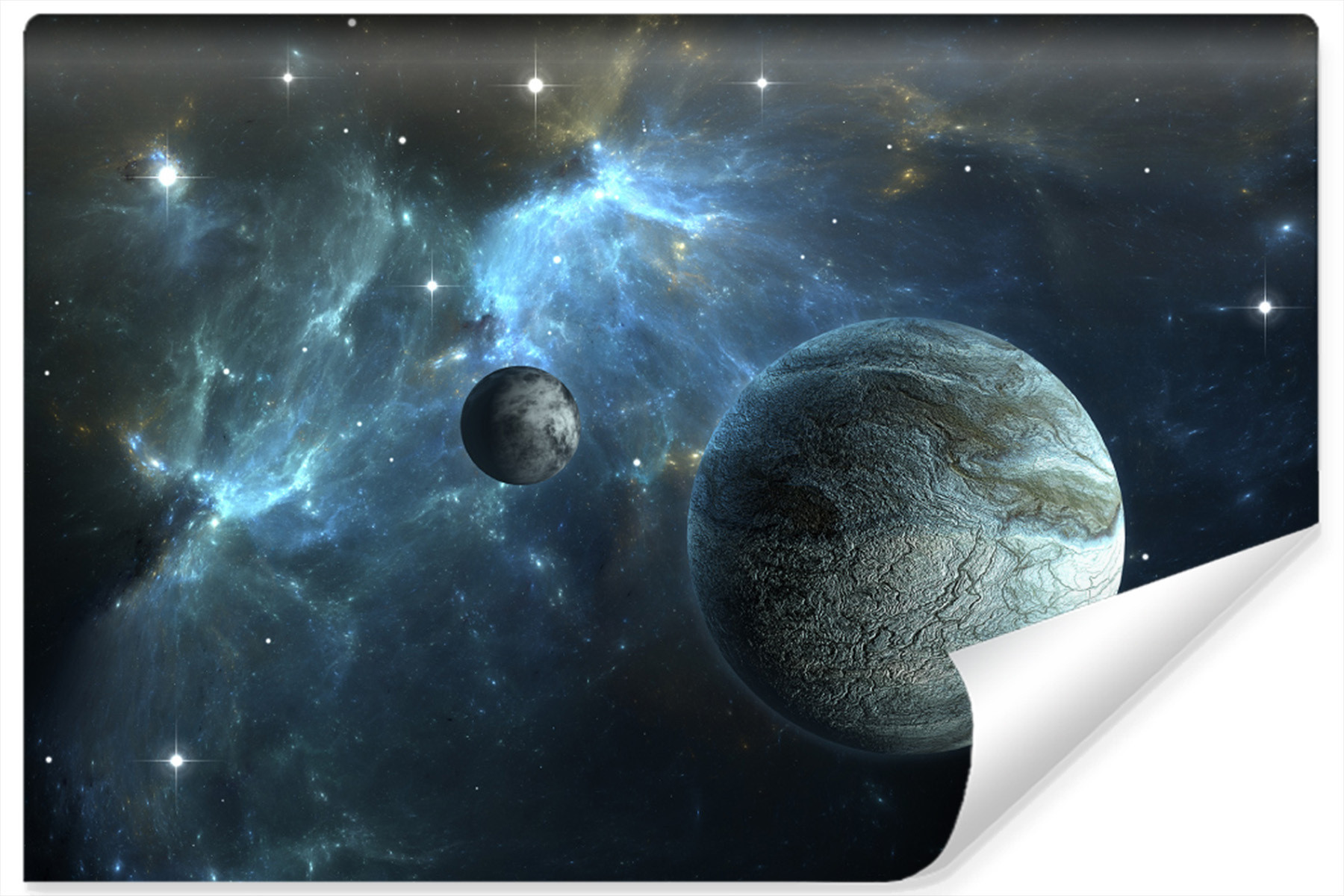 Fototapeta PLANETY Mgławica Kosmiczna 3D 90x60cm