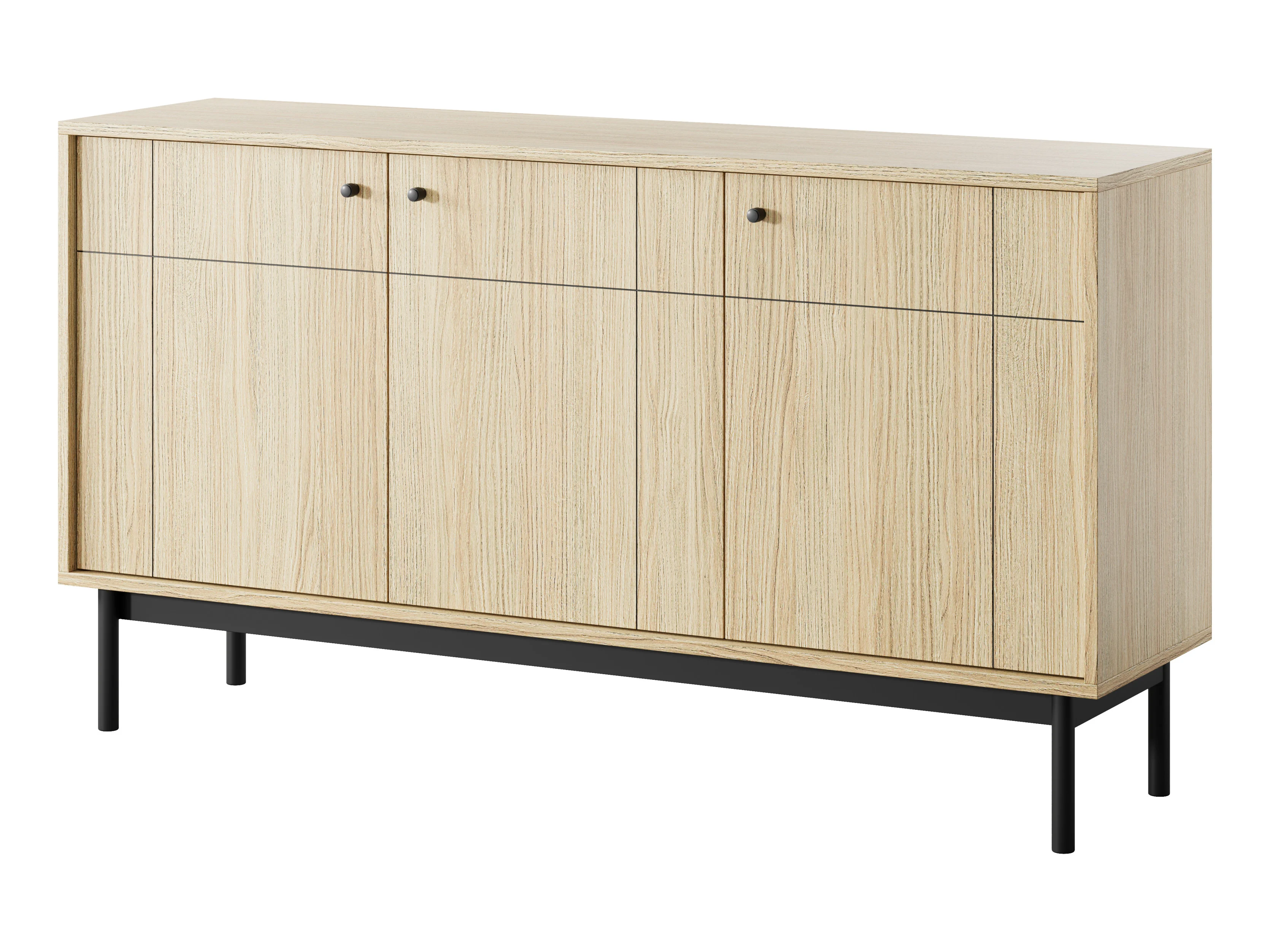 Komoda JUKON 154, dąb linea