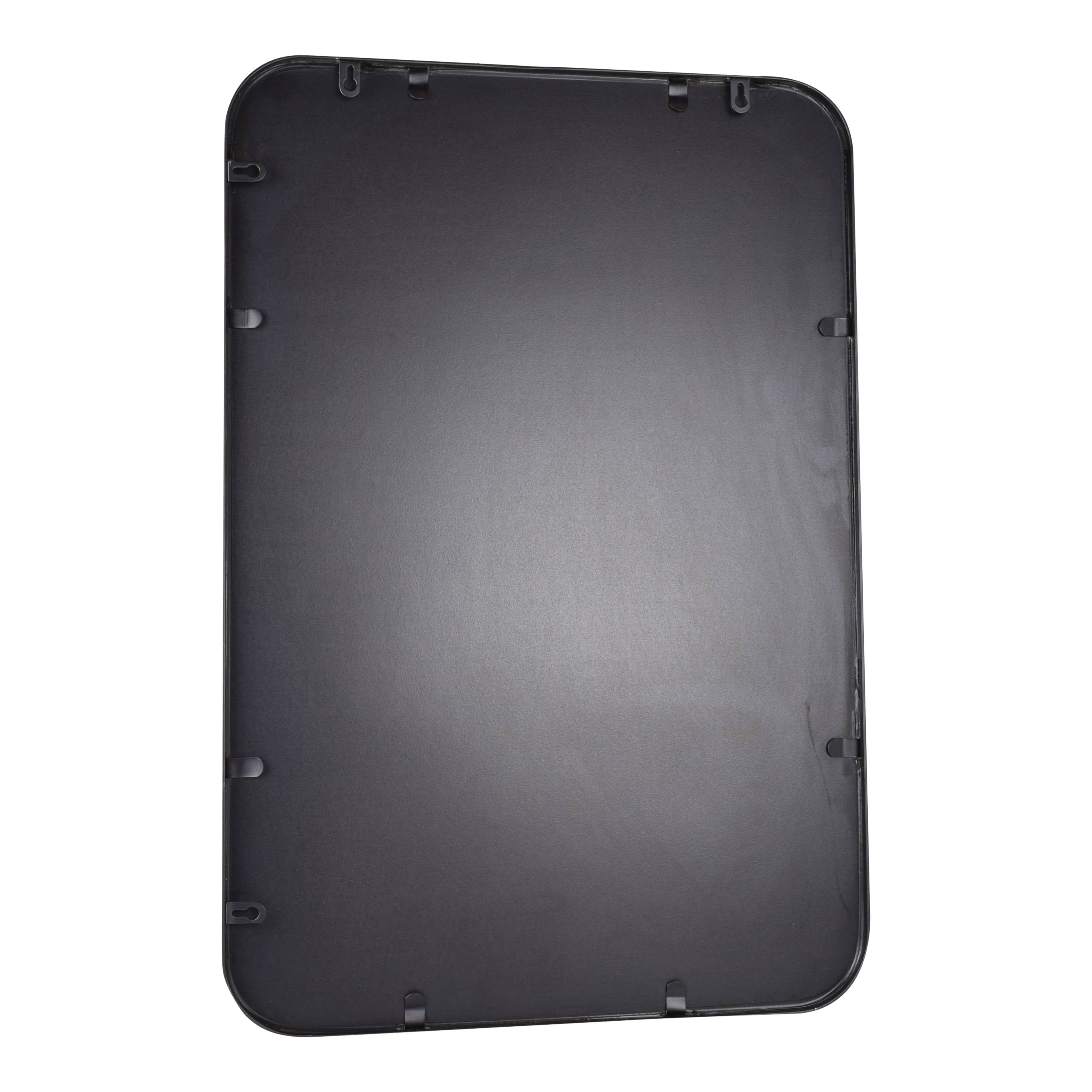 Fragix Boston Spiegel Rechthoekig - Zwart - Metaal - 75x50