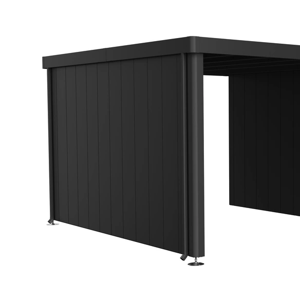 Seitenwand »Neo«, BxL: 3150 x 43 mm, feuerverzinkt/Polyamid-einbrennlackiertes Stahlblech