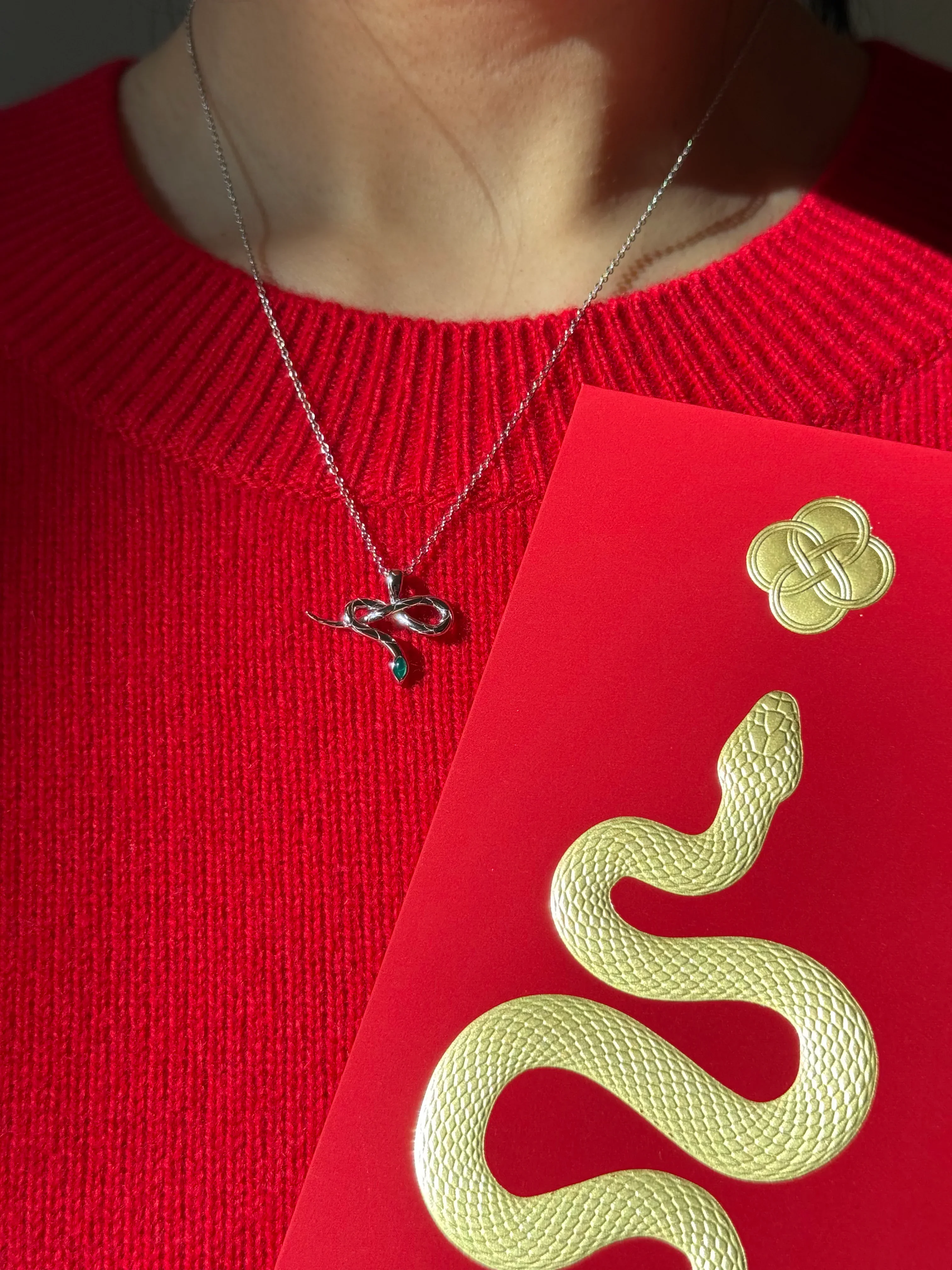 Serpent II — Limited Edition Snake Pendant Necklace