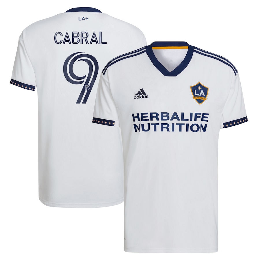 Kévin Cabral LA Galaxy adidas 2022 City of Dreams Kit Replica Player Jersey - White