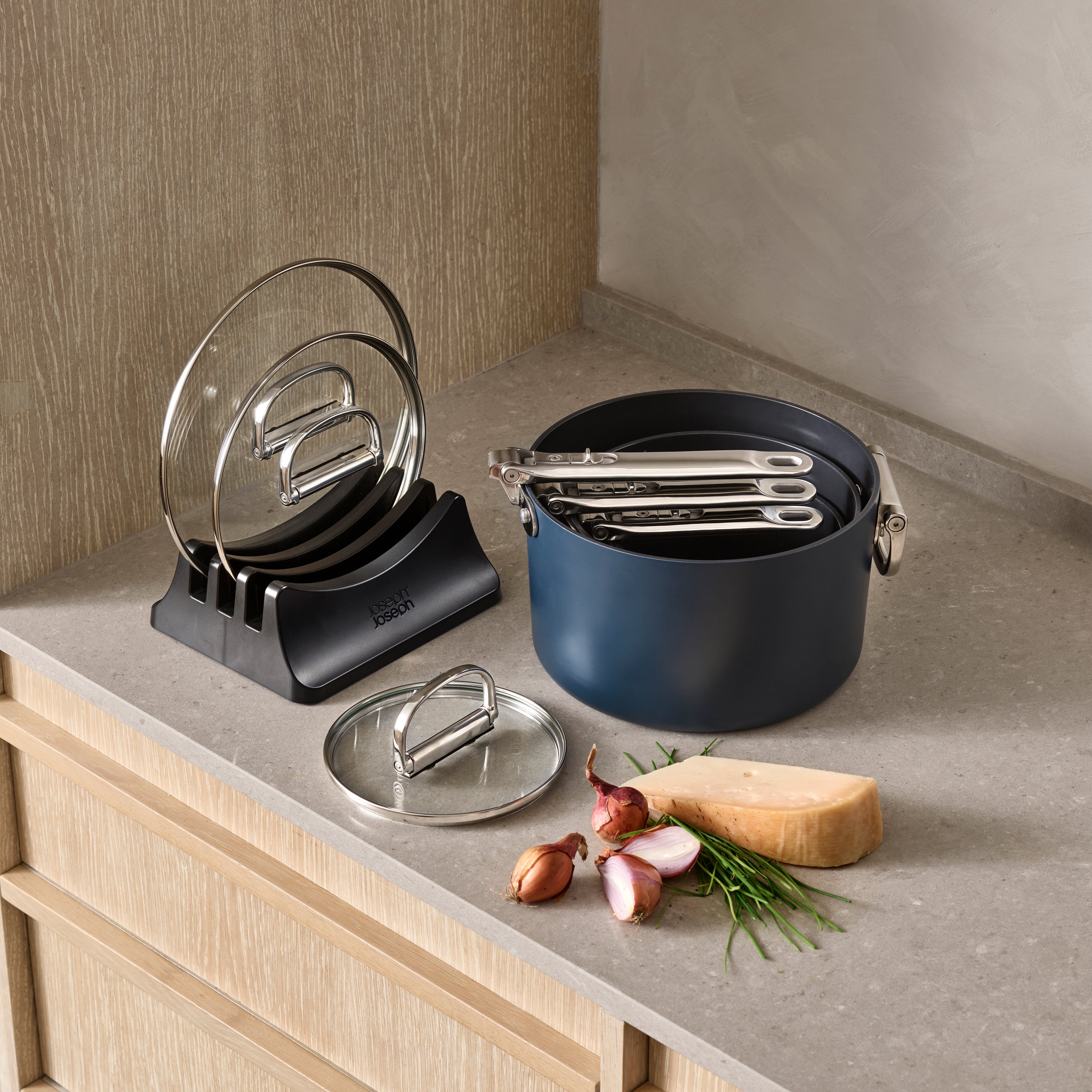 Joseph Joseph Space Pannenset - 3-delig