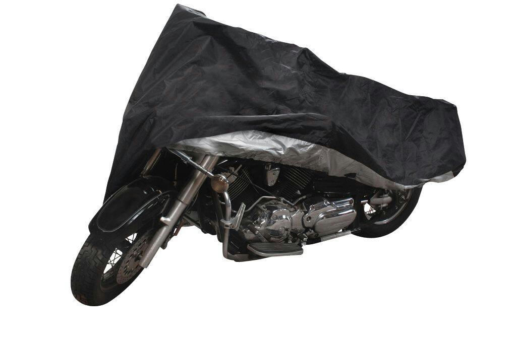 Tripel Premium Polyester Motorcycle Cover, Medium