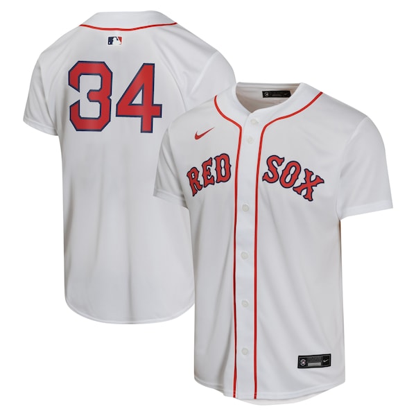David Ortiz Boston Red Sox Nike Youth Home -Retired- Game Player Jersey - White