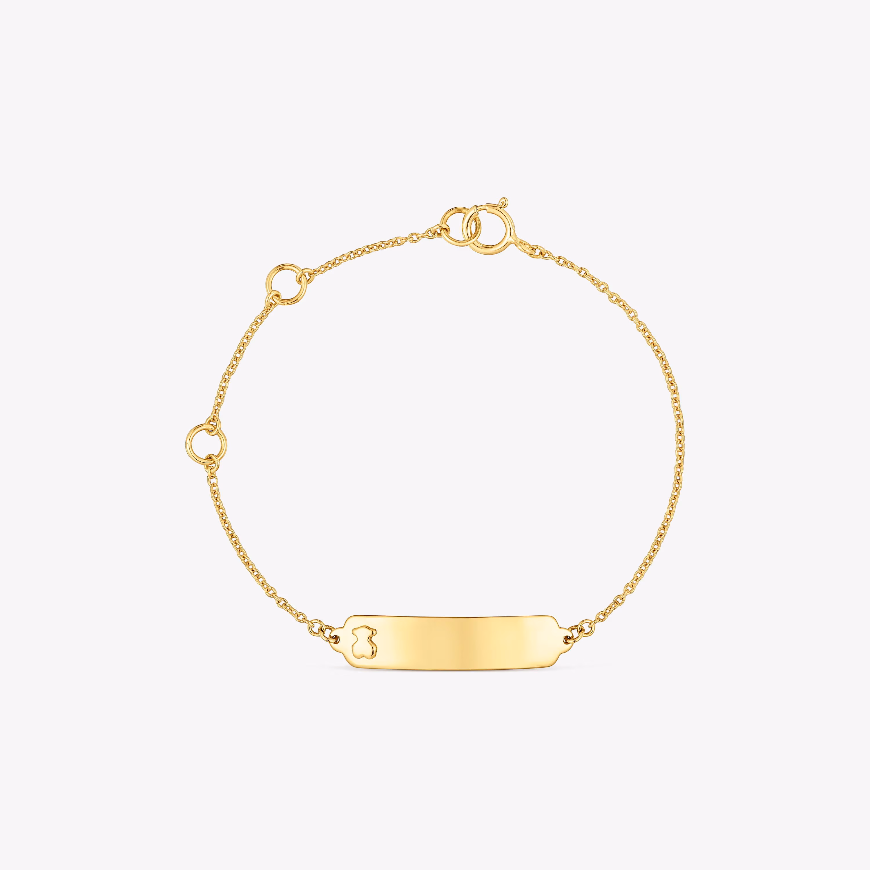 Pulsera placa de oro TOUS Baby